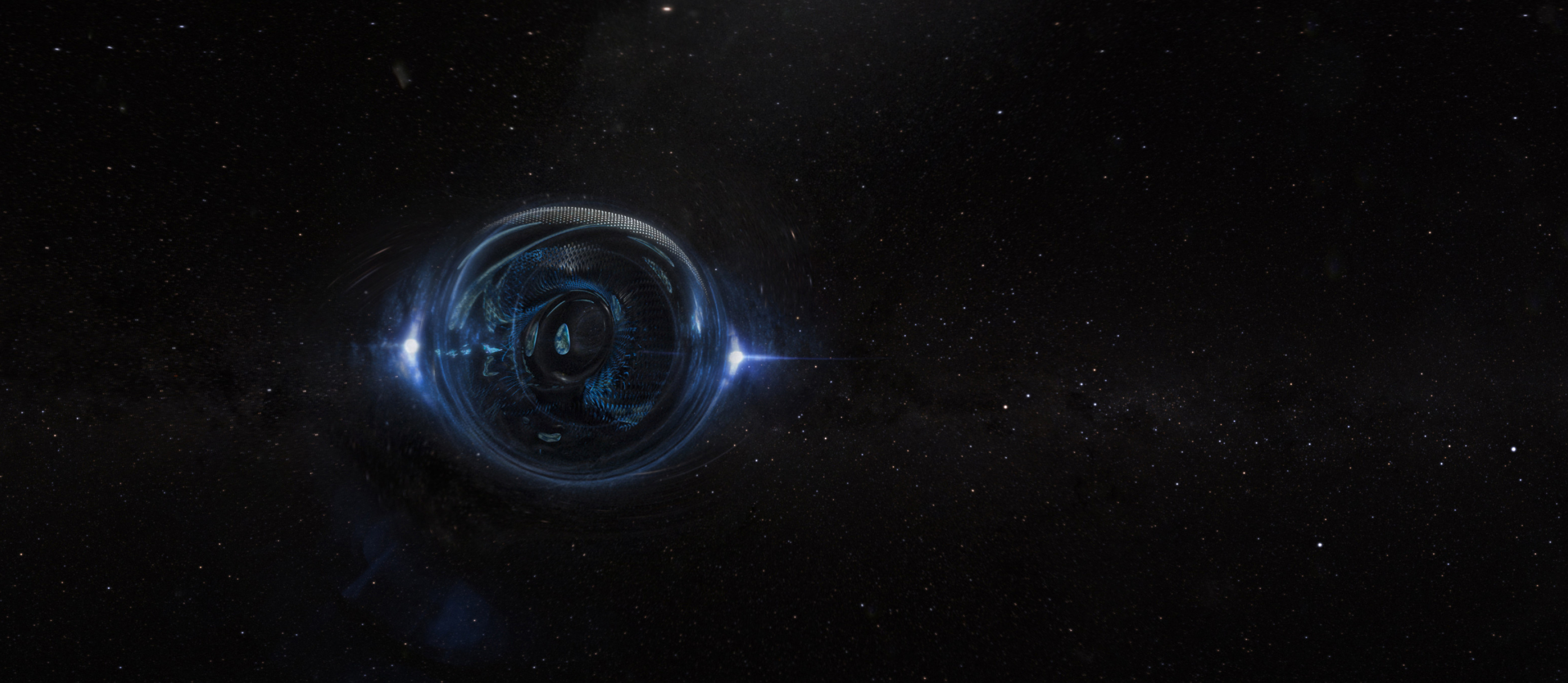 Wormhole, The Adam Project, Sci-fi portal, Mind-bending journey, 3840x1680 Dual Screen Desktop
