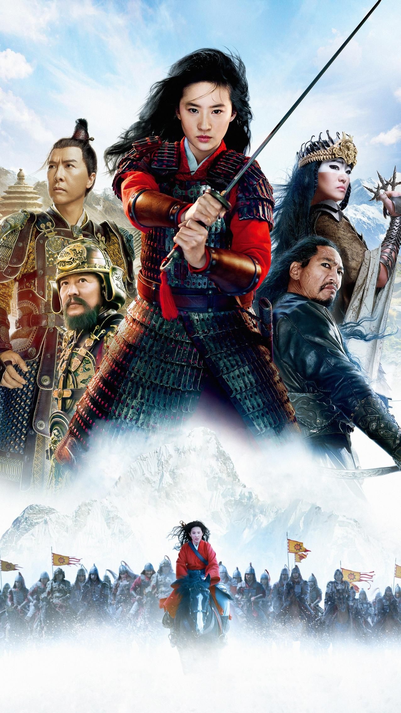 Mulan (Movie): Live-action Disney remake, 26th Critics' Choice Awards. 1280x2270 HD Background.