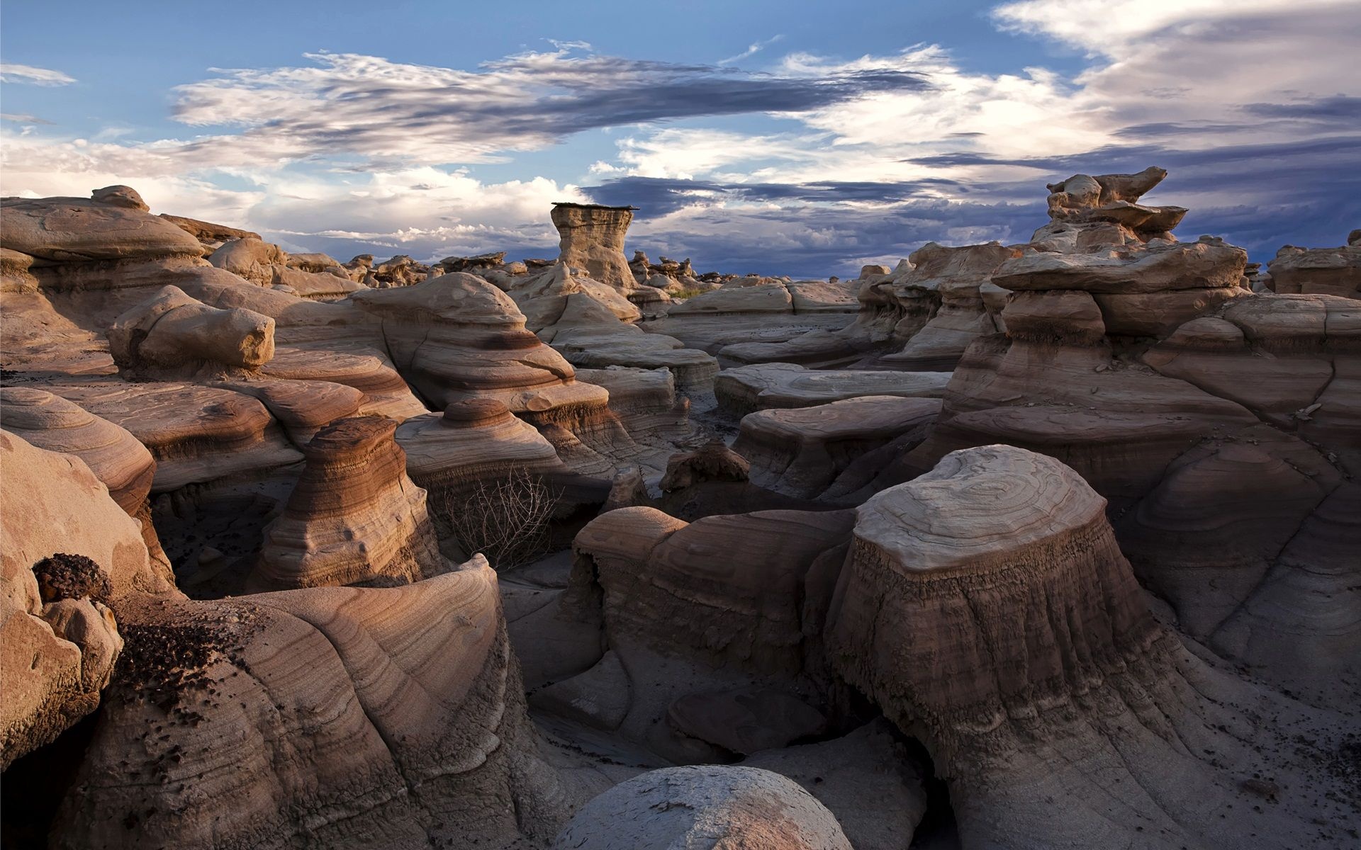 New Mexico landscapes, Mexico travel, White sands, Monument at dusk, 1920x1200 HD Desktop