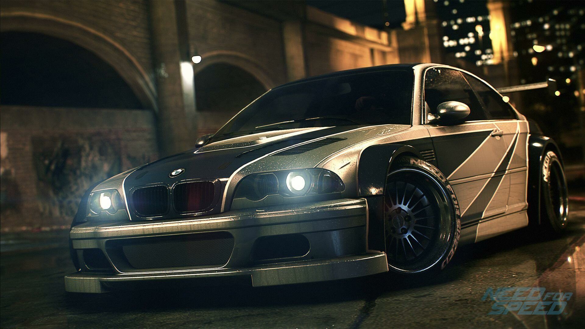 Need for Speed: A racing video game developed by EA, BMW, Racing cars. 1920x1080 Full HD Background.