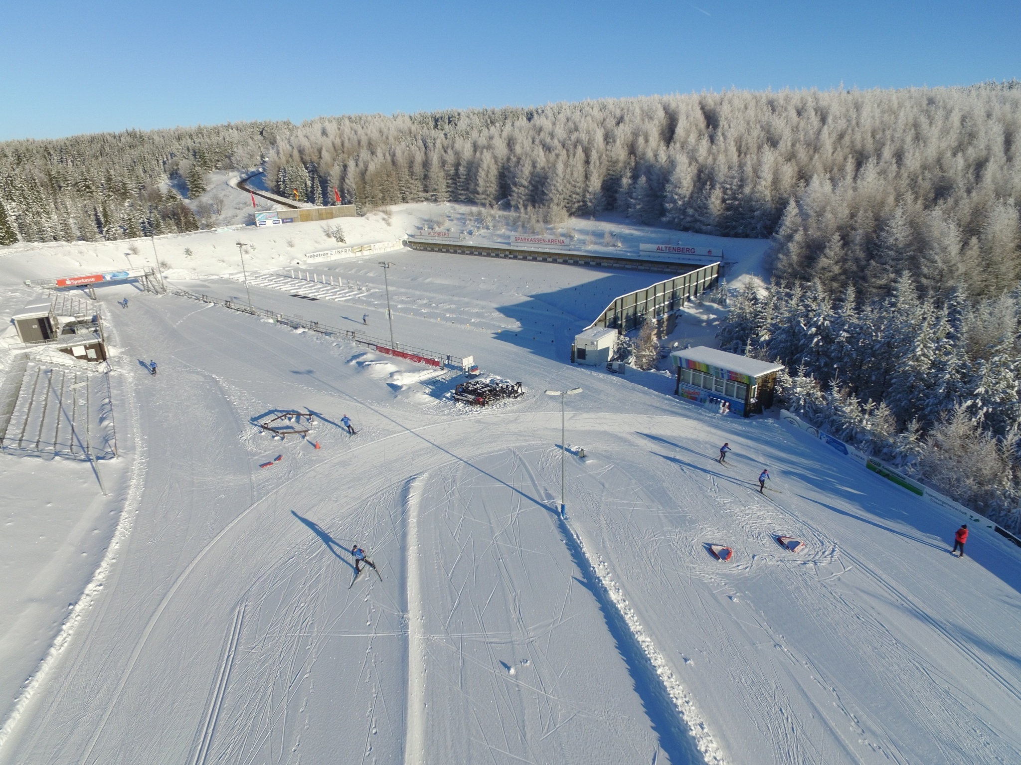 Biathlon: Cross-country skiing center, Altenberg, 833 m, National and international events, World Cup winners. 2050x1540 HD Wallpaper.