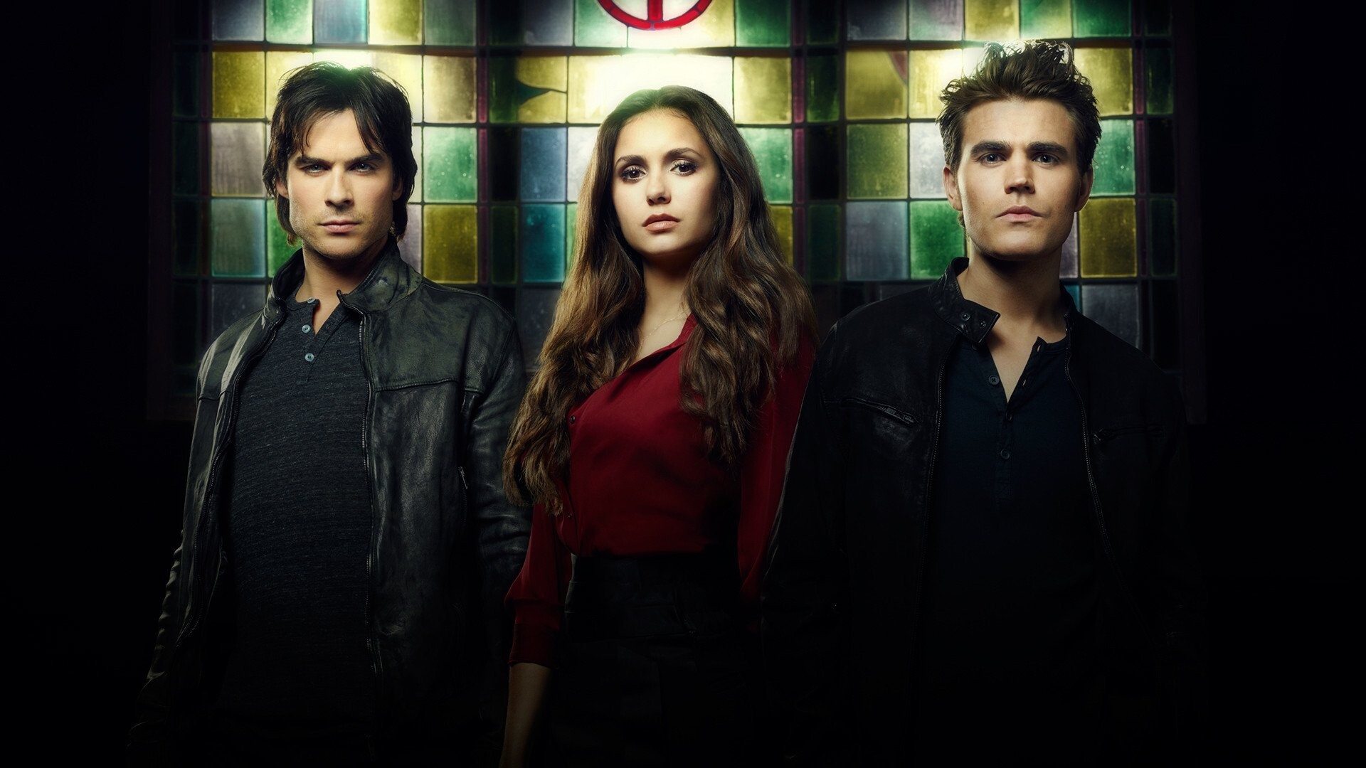The Vampire Diaries (TV Series): Young Adult Vampire Fiction, Eight Seasons, Netflix, Warner Brothers Television Distribution. 1920x1080 Full HD Background.
