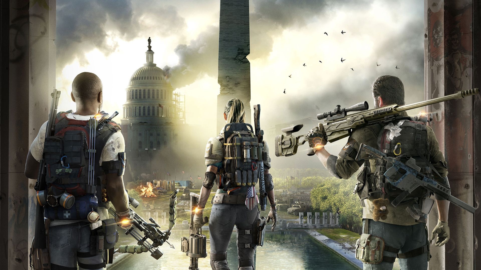 Shooter Game, Gaming, tom clancys the division 2, division 2 game, 1920x1080 Full HD Desktop