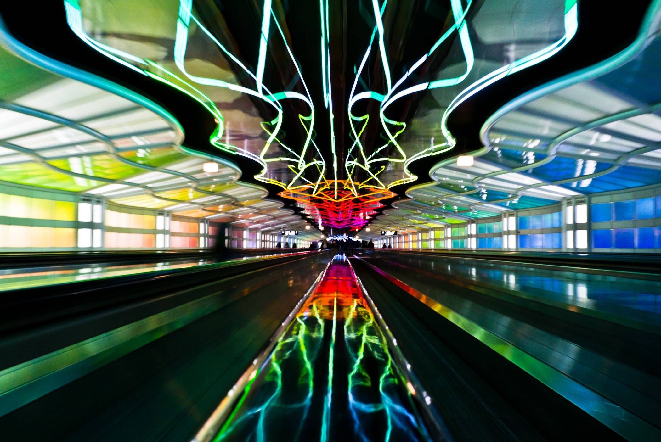 Chicago O'Hare Airport, Pictures of the week, Exposure photography, Travels, 2100x1410 HD Desktop