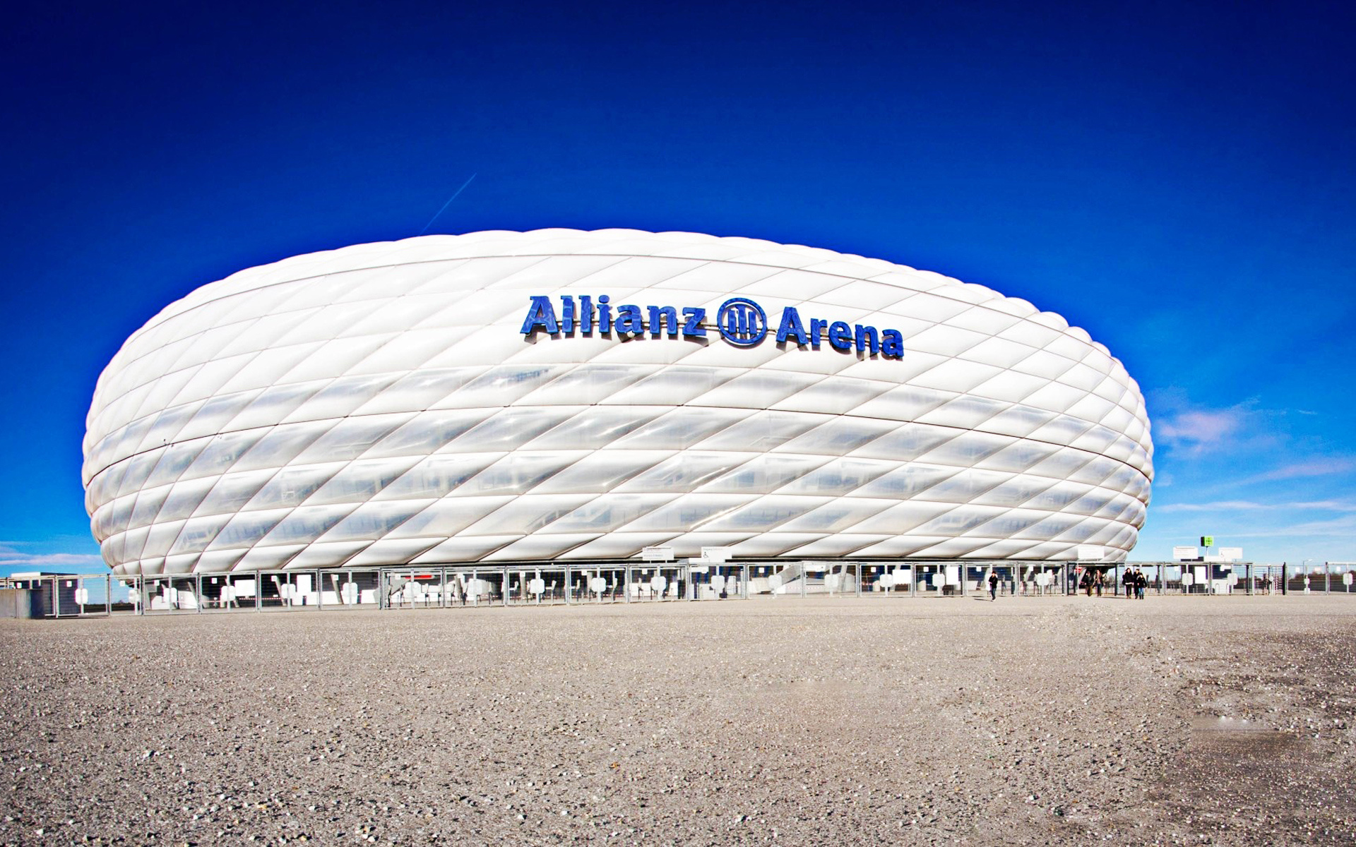 Football Stadium, Allianz Arena, Munich, Bundesliga stadiums, 1920x1200 HD Desktop