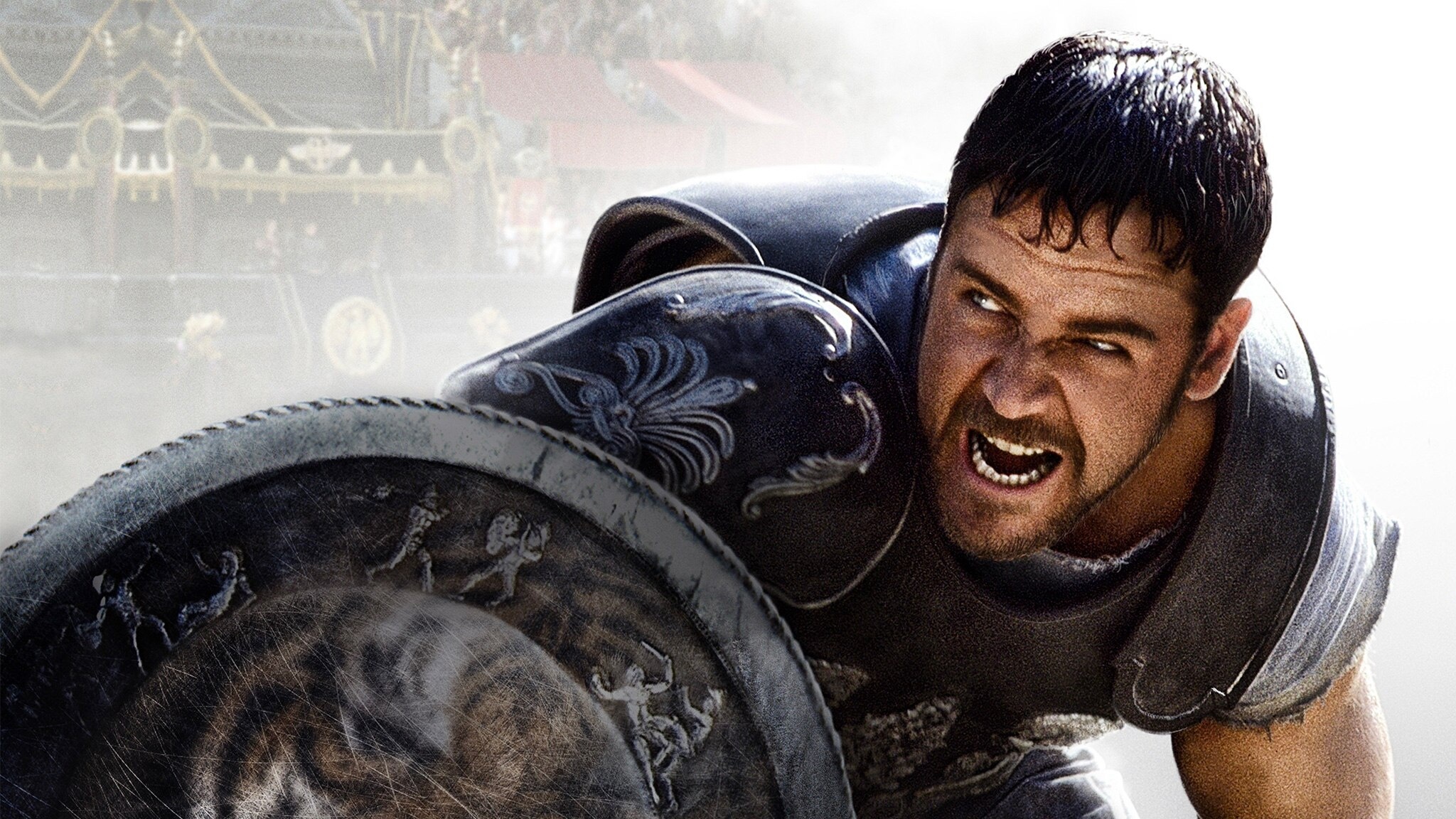 Gladiator's triumph, Ancient Rome's glory, Historic battles, Valiant heroes, 2050x1160 HD Desktop