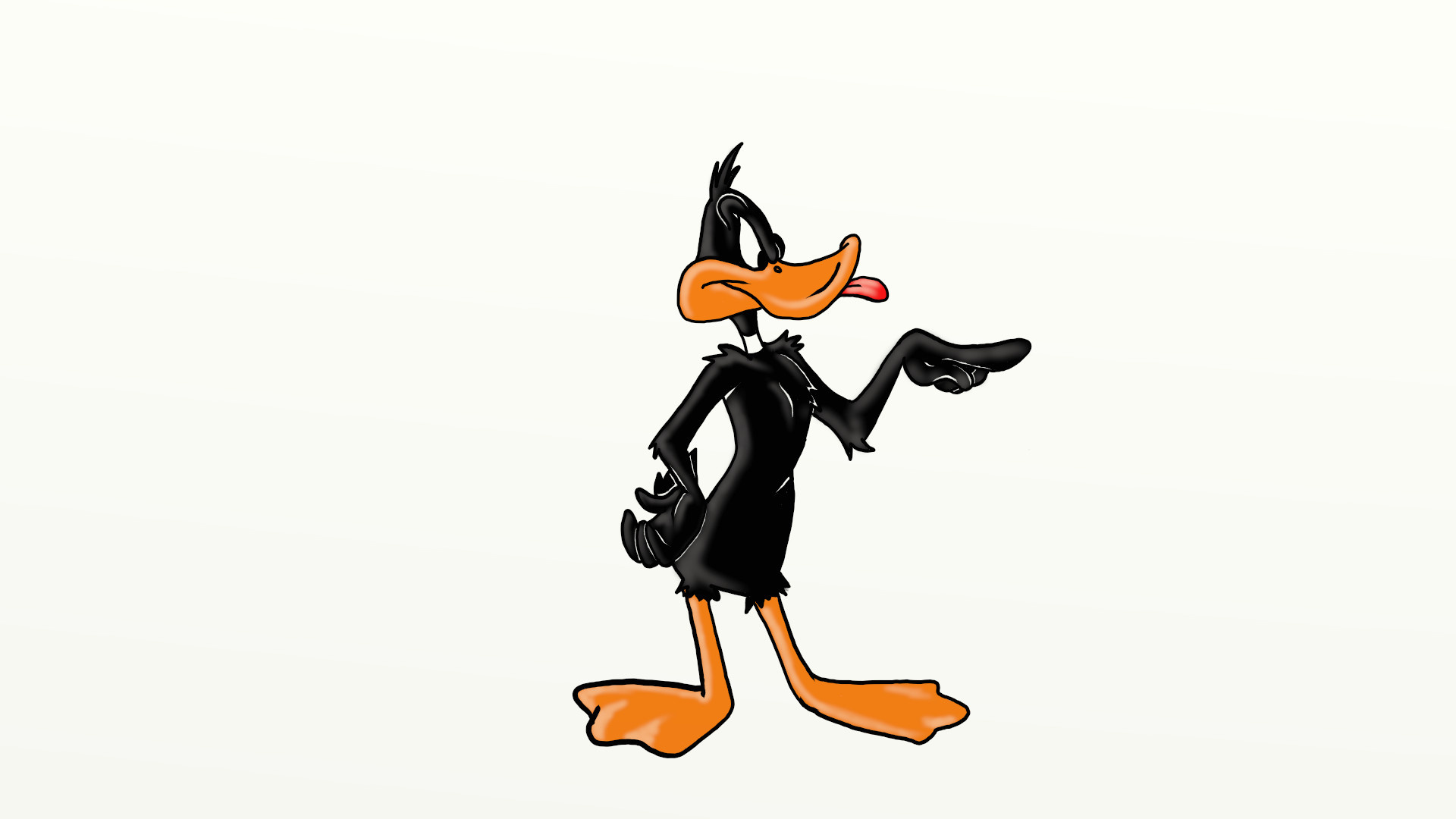 Daffy Duck, Artstation drawing, Looney Tunes character, Animation, 1920x1080 Full HD Desktop