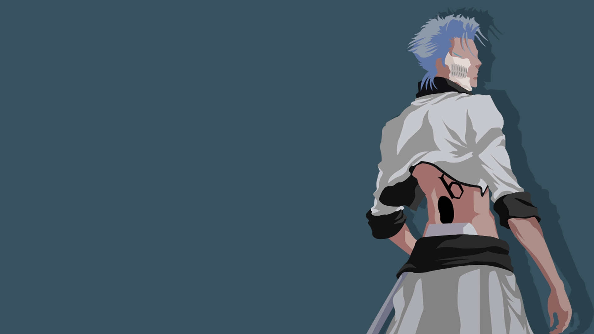 Grimmjow Jaggerjack: A panther-like Adjuchas Hollow who led a close-knit gang of five other Adjuchas. 1920x1080 Full HD Background.