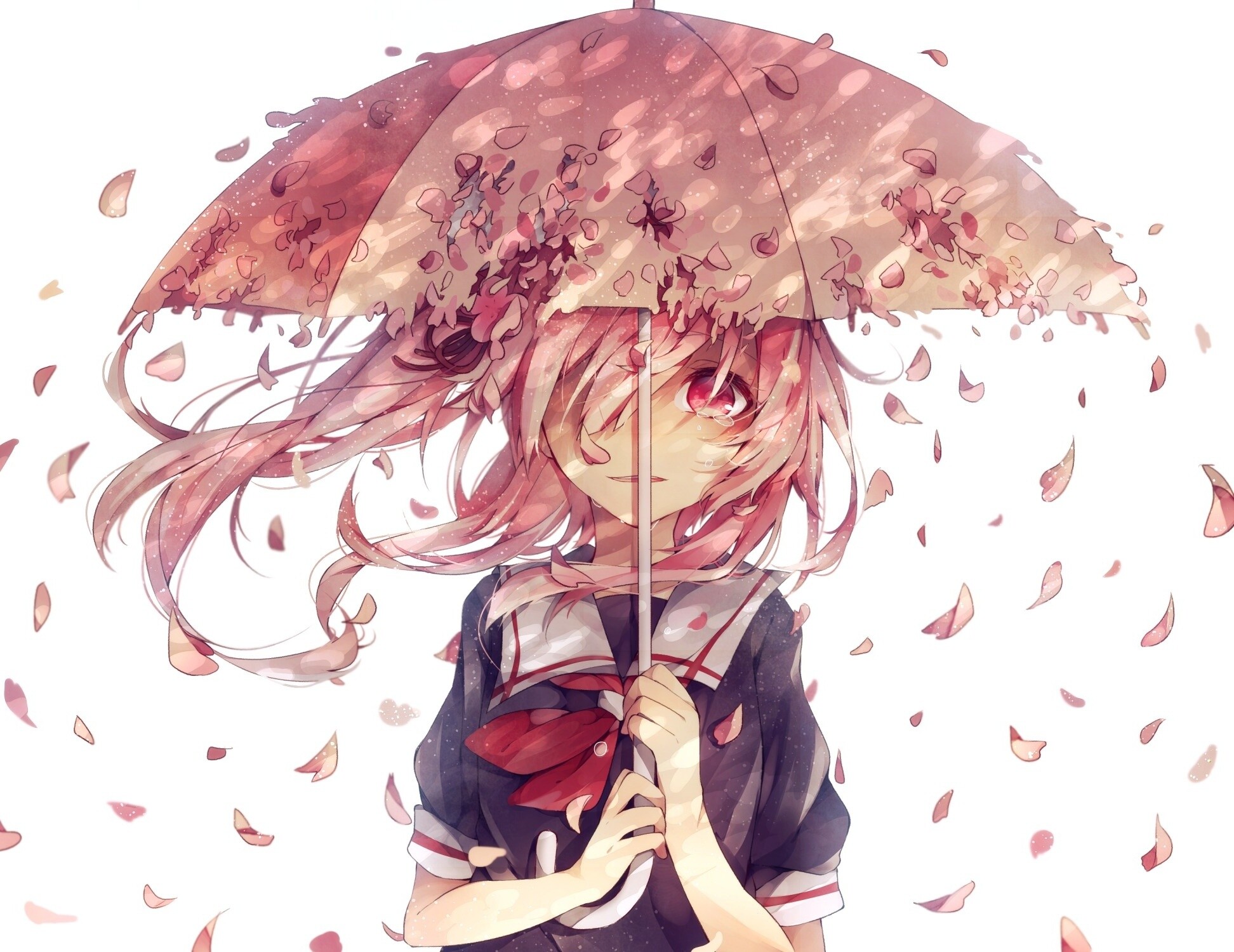 Gasai Yuno: Mirai Nikki, A young girl the Second in the Survival Game, Future Diary anime. 1950x1500 HD Background.