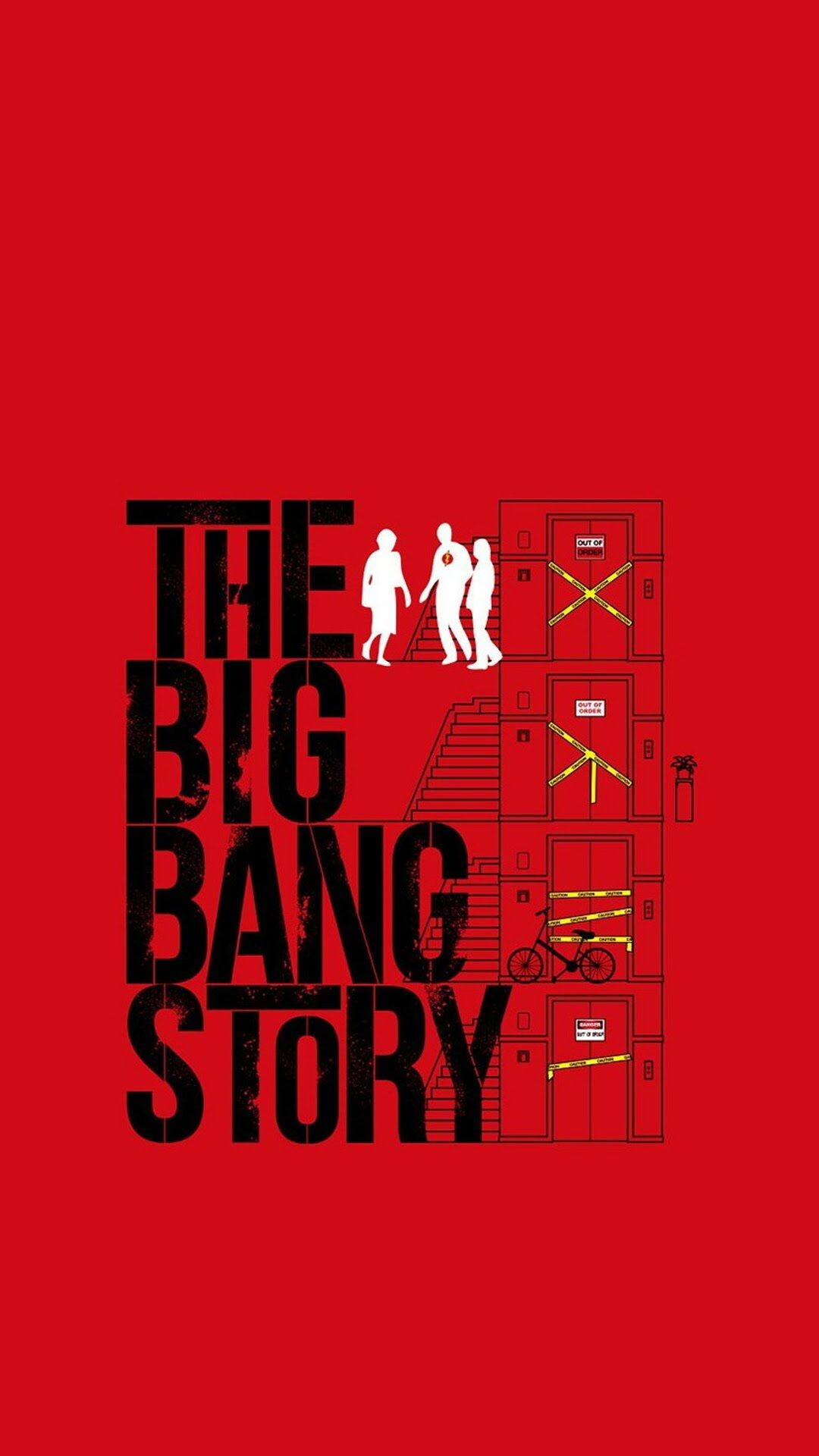 The Big Bang Theory: Poster, Bazinga, The hit American sitcom. 1080x1920 Full HD Background.
