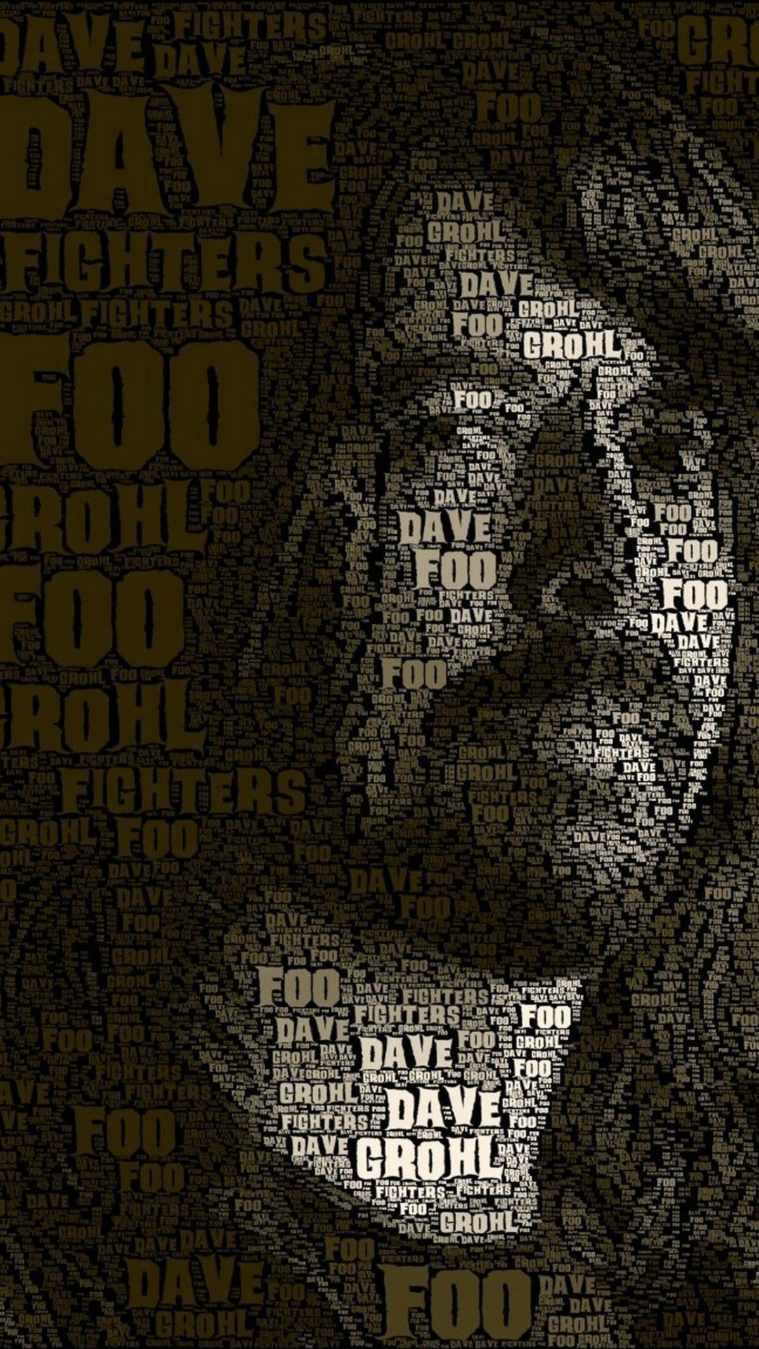 Foo Fighters: Dave Grohl, Band's founder. 1080x1920 Full HD Background.