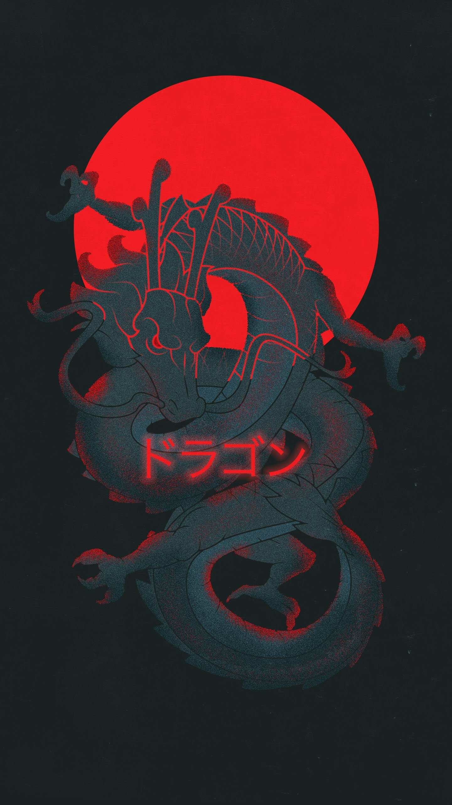 Dragon: Nihon no ryu, Legendary creatures in Japanese mythology. 1440x2560 HD Wallpaper.