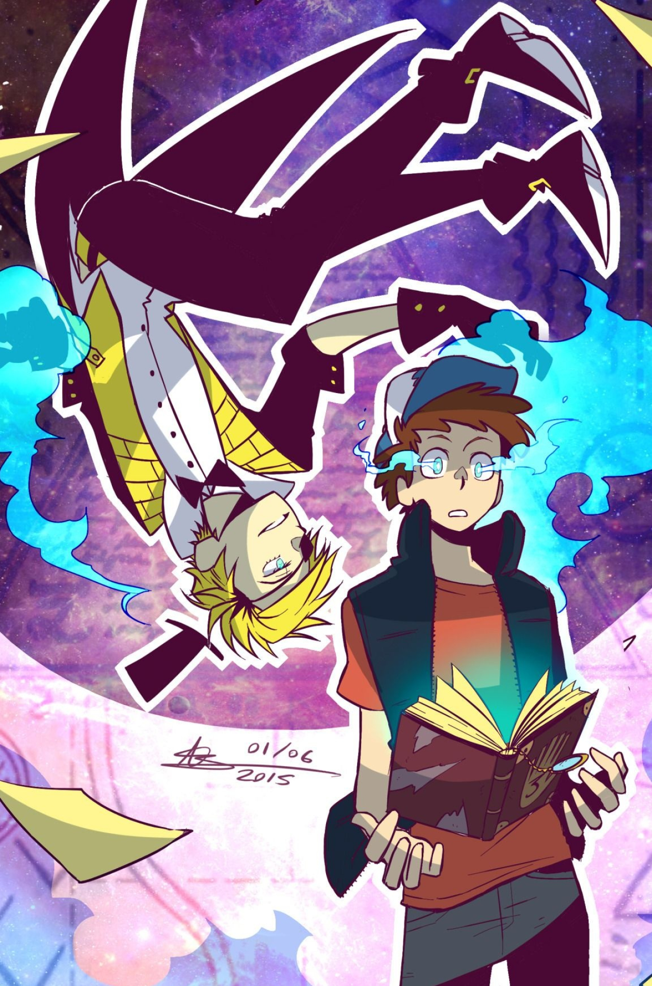 Human Bill Cipher, Artistic illustrations, Gravity Falls character, Bill Cipher cosplayer, 1280x1940 HD Phone