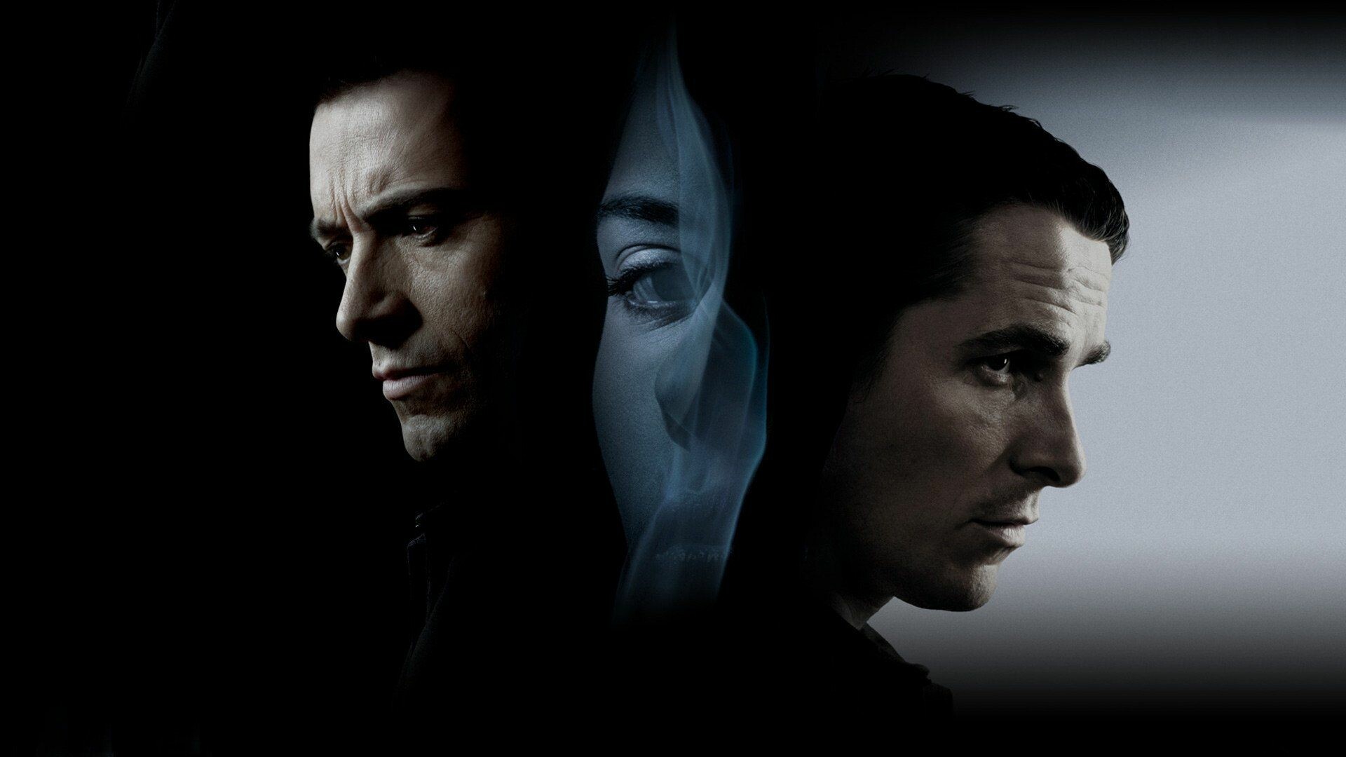The Prestige: The film reunites Nolan with actors Bale and Caine from Batman Begins. 1920x1080 Full HD Background.
