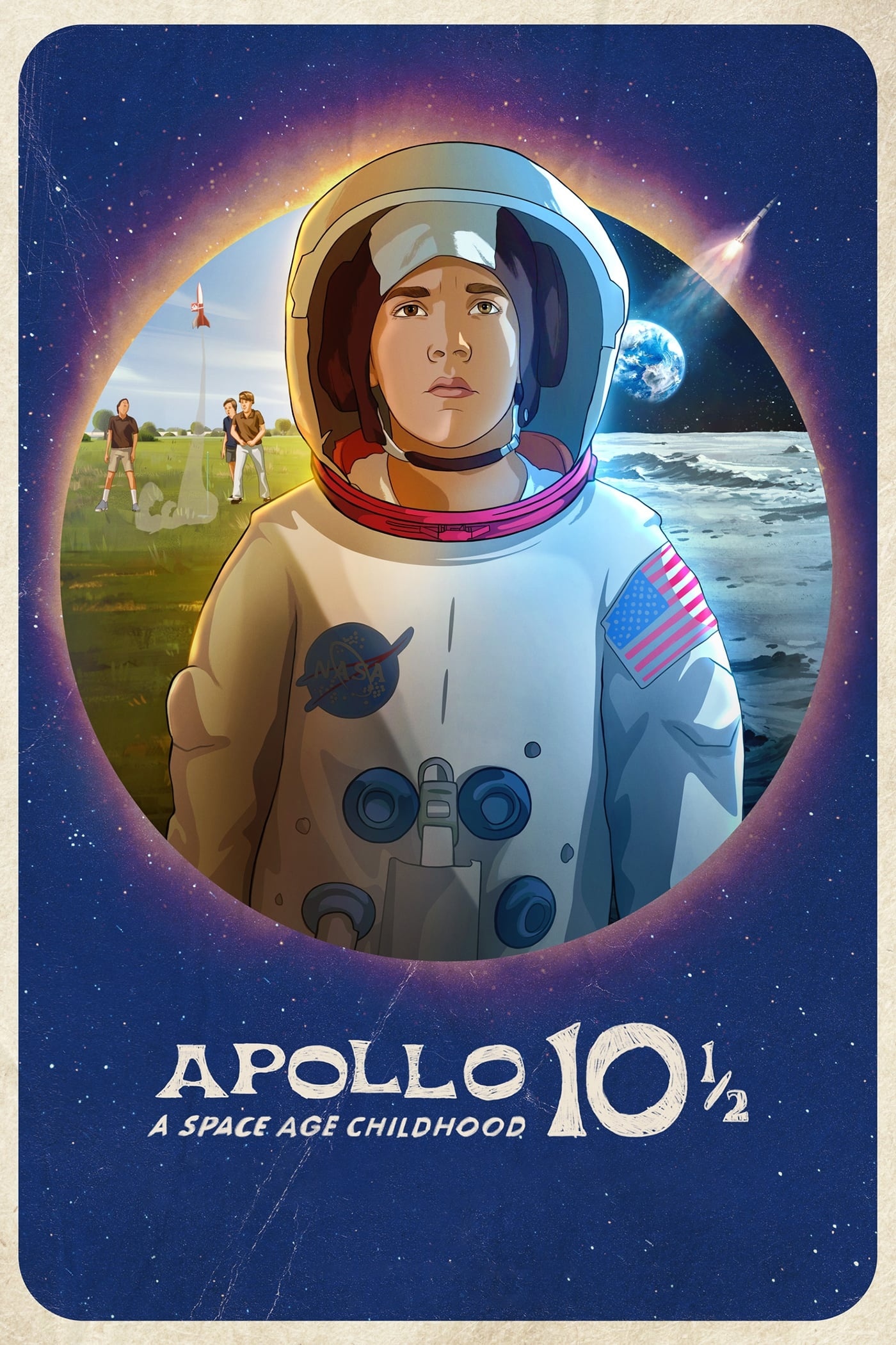 Apollo 10, Space age childhood, Full movie online, Plex, 1400x2100 HD Handy