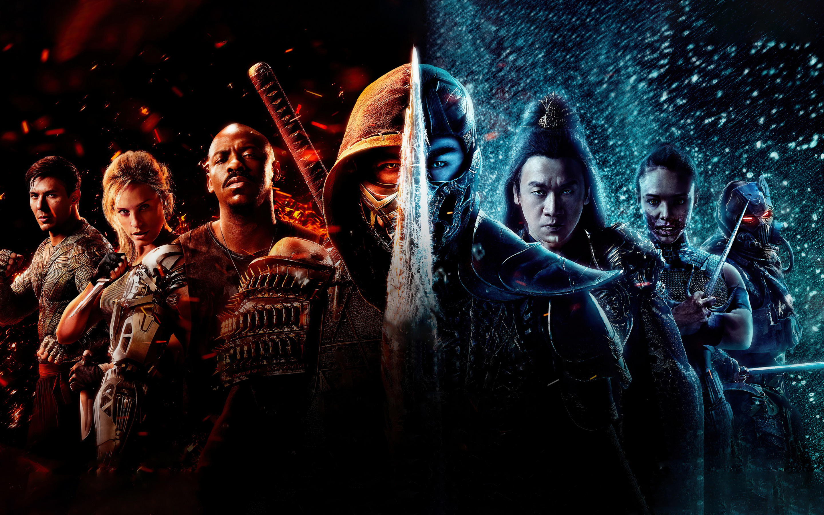 Cole Young movies, Mortal Kombat 2021 poster, High-resolution artwork, Character wallpapers, 2880x1800 HD Desktop