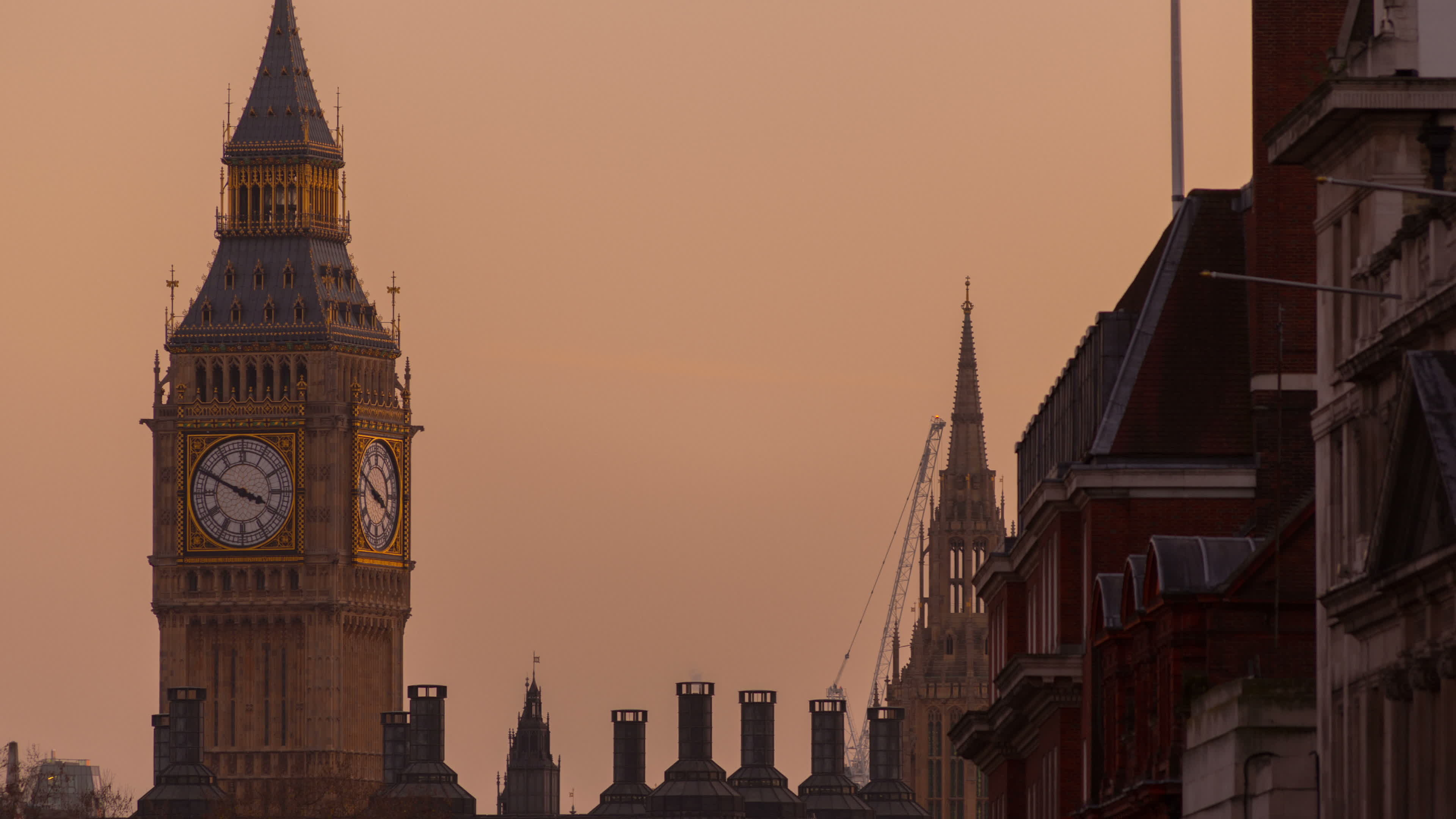 Big Ben, Travels, Elizabeth tower, Night time, 3840x2160 4K Desktop