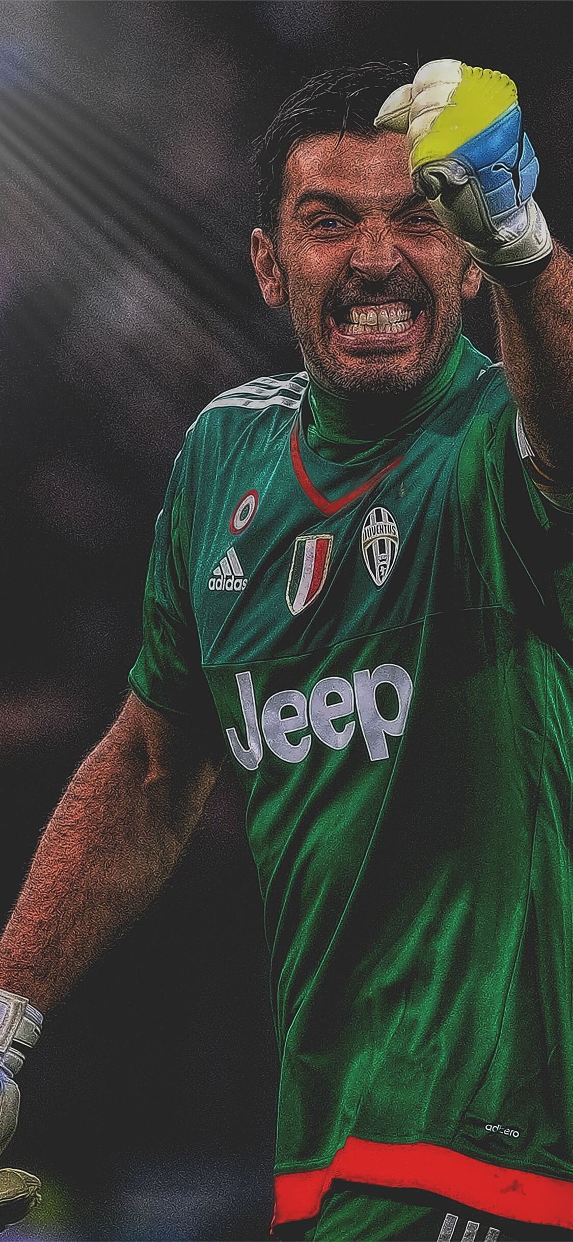 Gianluigi Buffon: One of the best players ever in his position, The archetype of the modern goalkeeper. 1130x2440 HD Background.