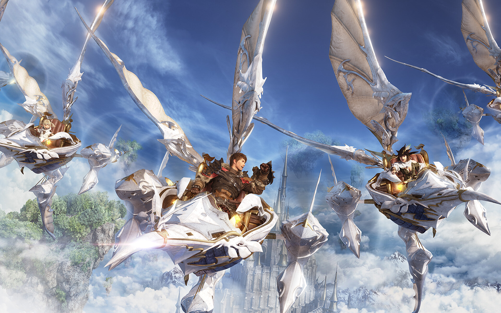 Final Fantasy XIV: MMO video game, Players navigate a large cast of characters. 1920x1200 HD Wallpaper.