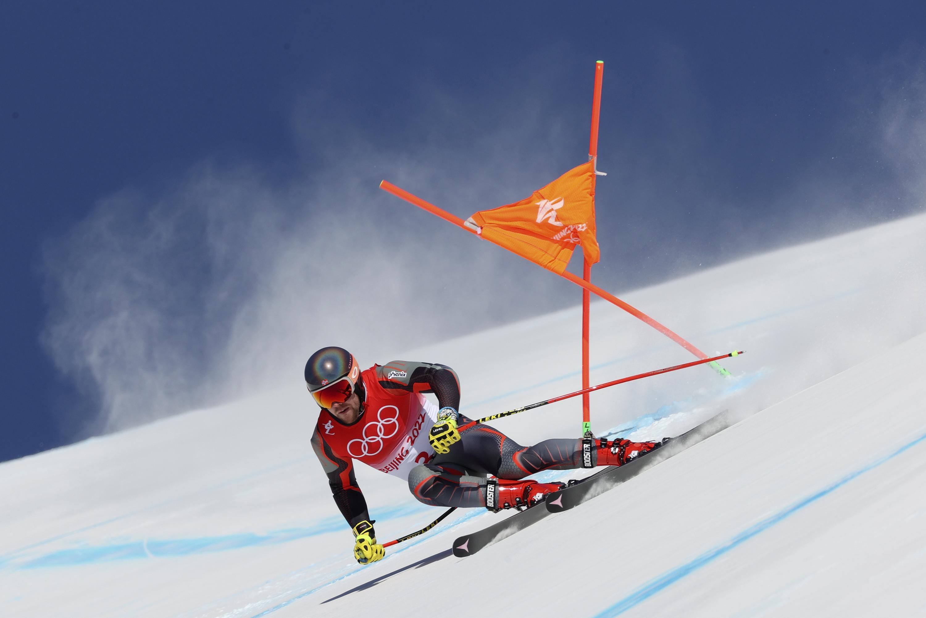 Aleksander Aamodt Kilde, Olympic downhill, Practice runs, 3000x2010 HD Desktop