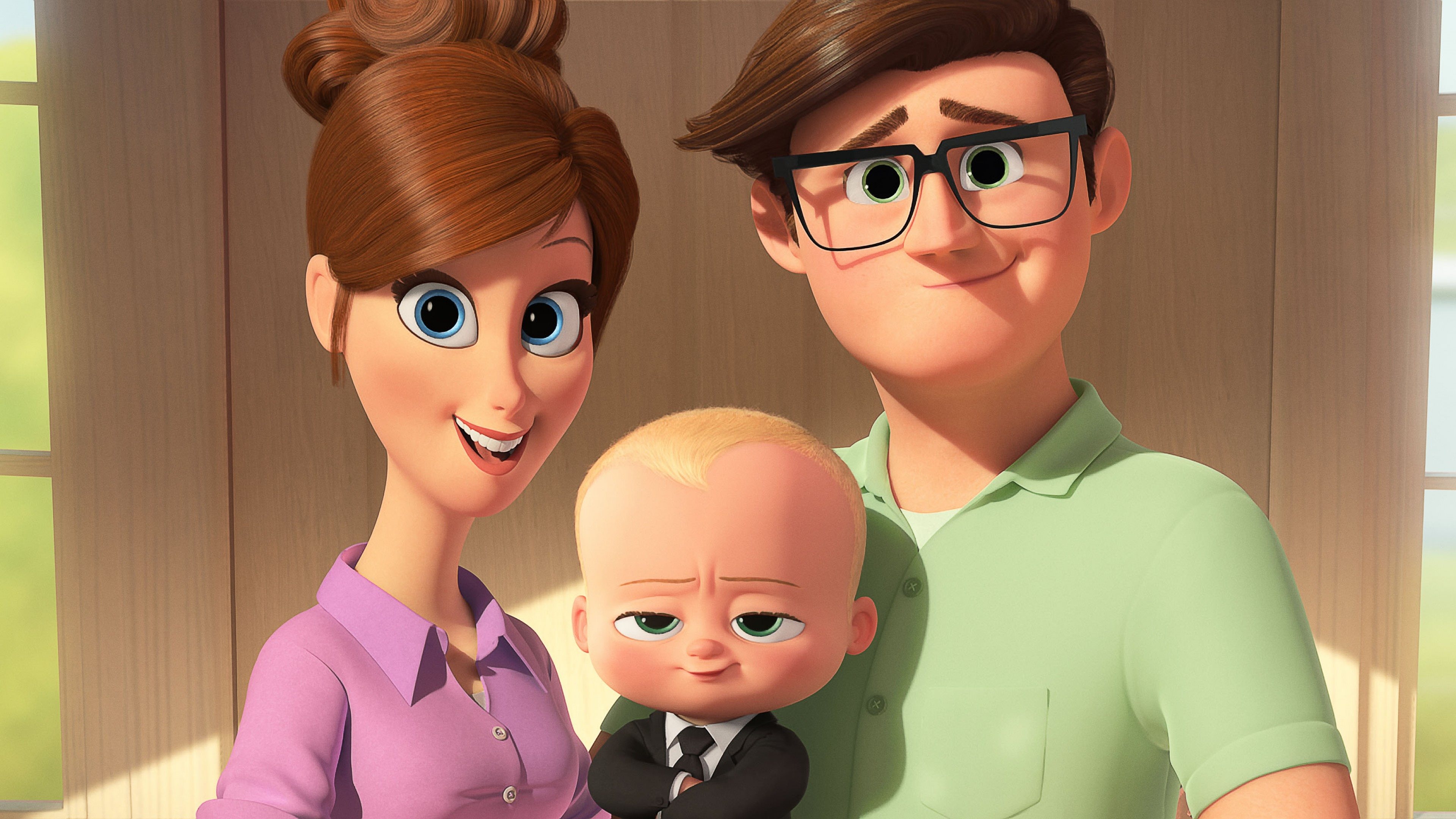 DreamWorks: The Boss Baby, 3D-animation, DWA, Distributed by 20th Century Fox. 3840x2160 4K Wallpaper.