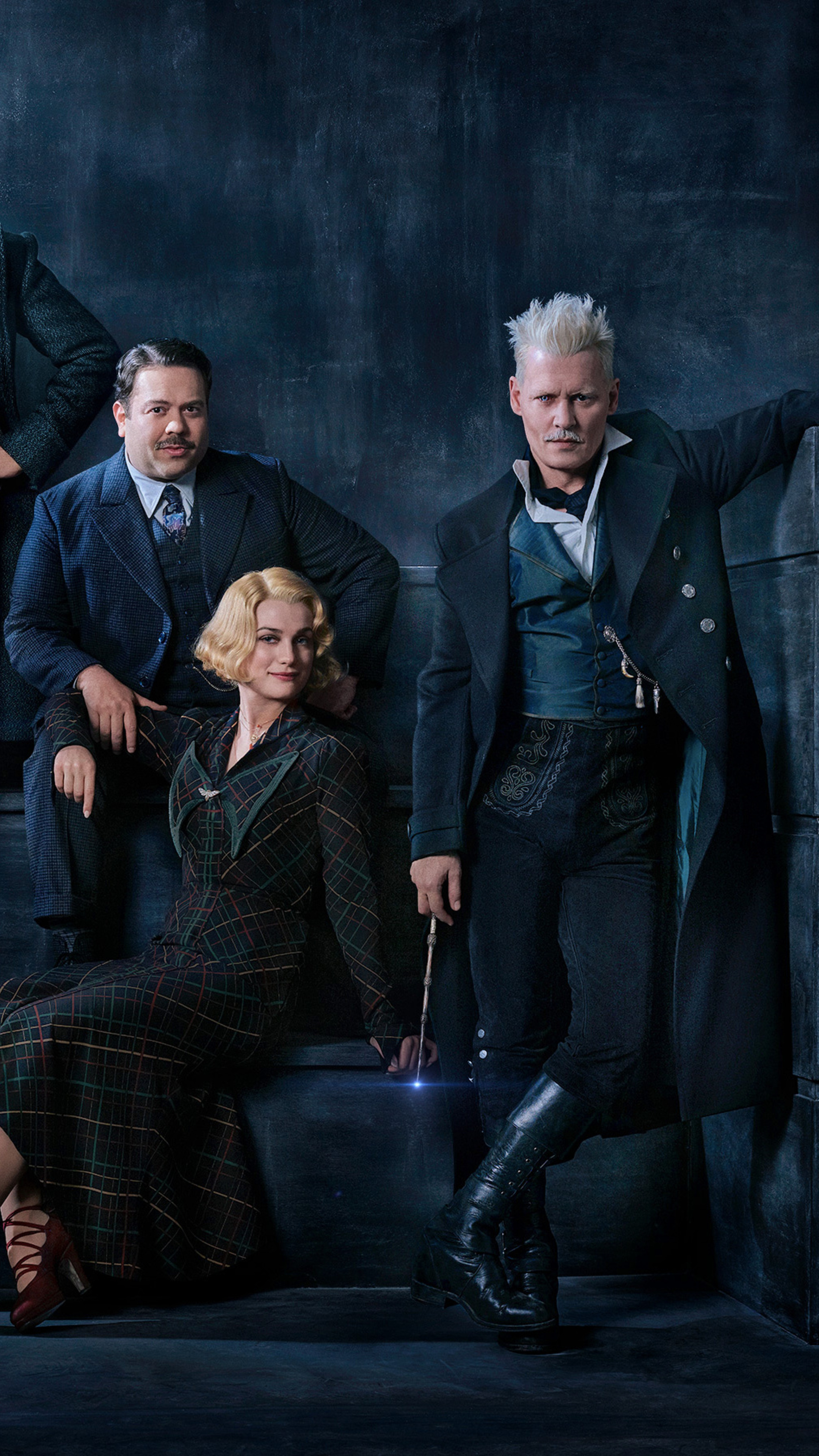 Fantastic Beasts, Crimes of Grindelwald cast, Sony Xperia, HD wallpapers, 2160x3840 4K Phone