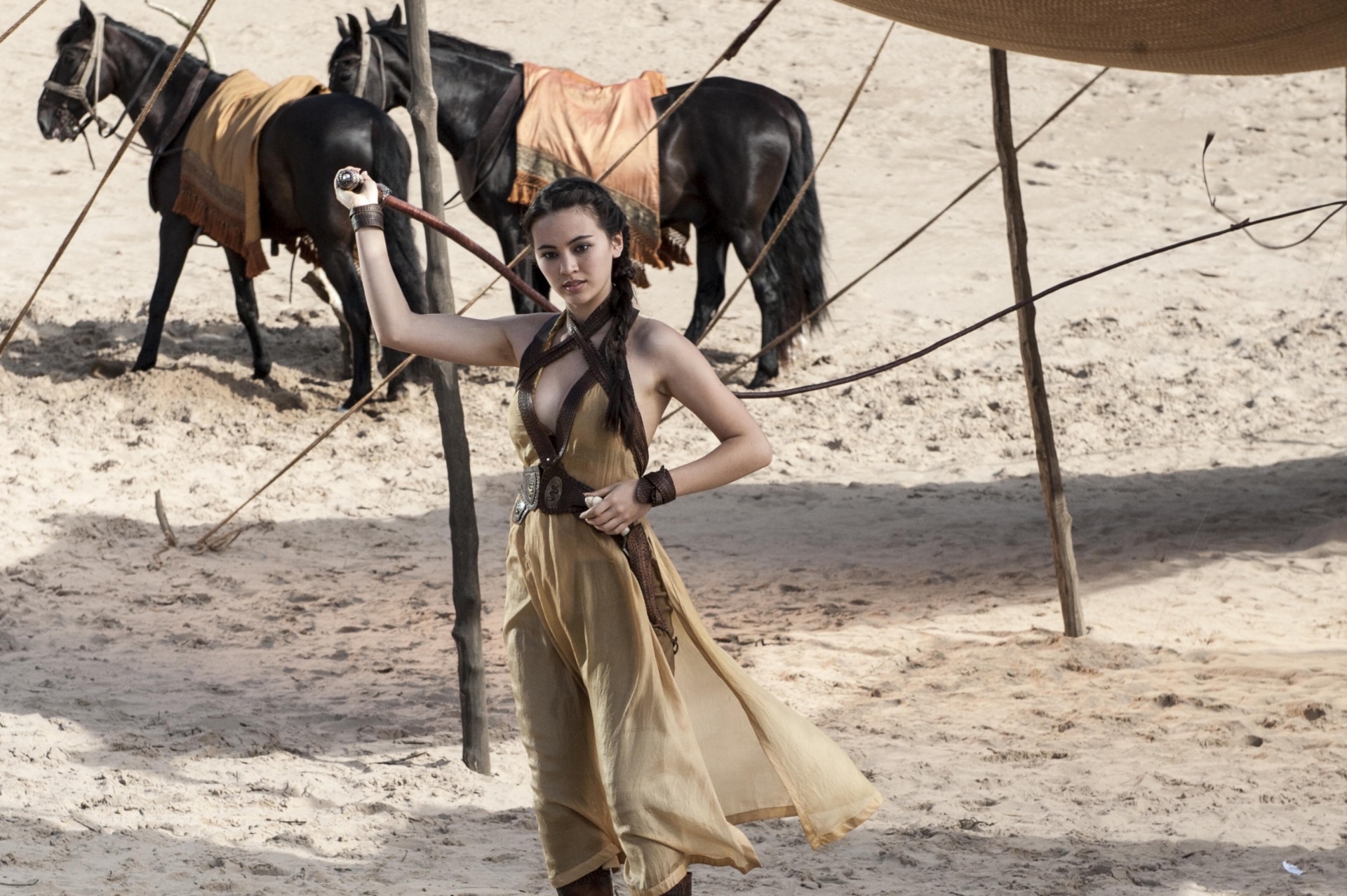 Jessica Henwick: An actress who joined the cast of the HBO series Game of Thrones as Nymeria Sand. 1920x1280 HD Wallpaper.
