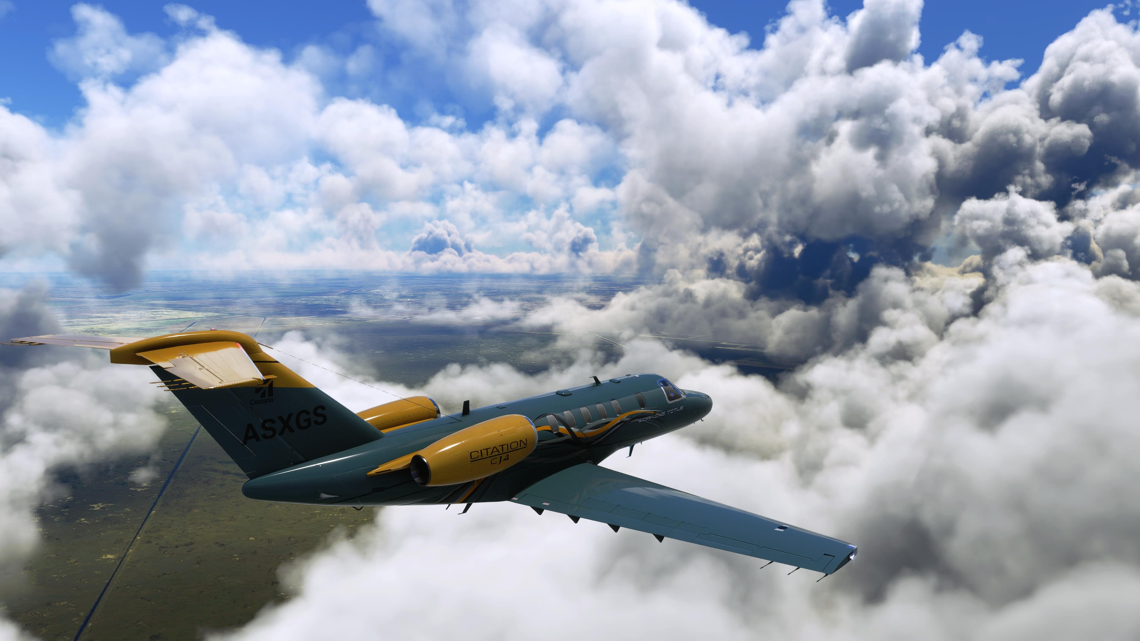 MSFS SU10 beta clouds - KEYW-KMCO Cessna Citation CJ4 - The AVSIM Screen Shots Forum - The AVSIM Community 3840x2160