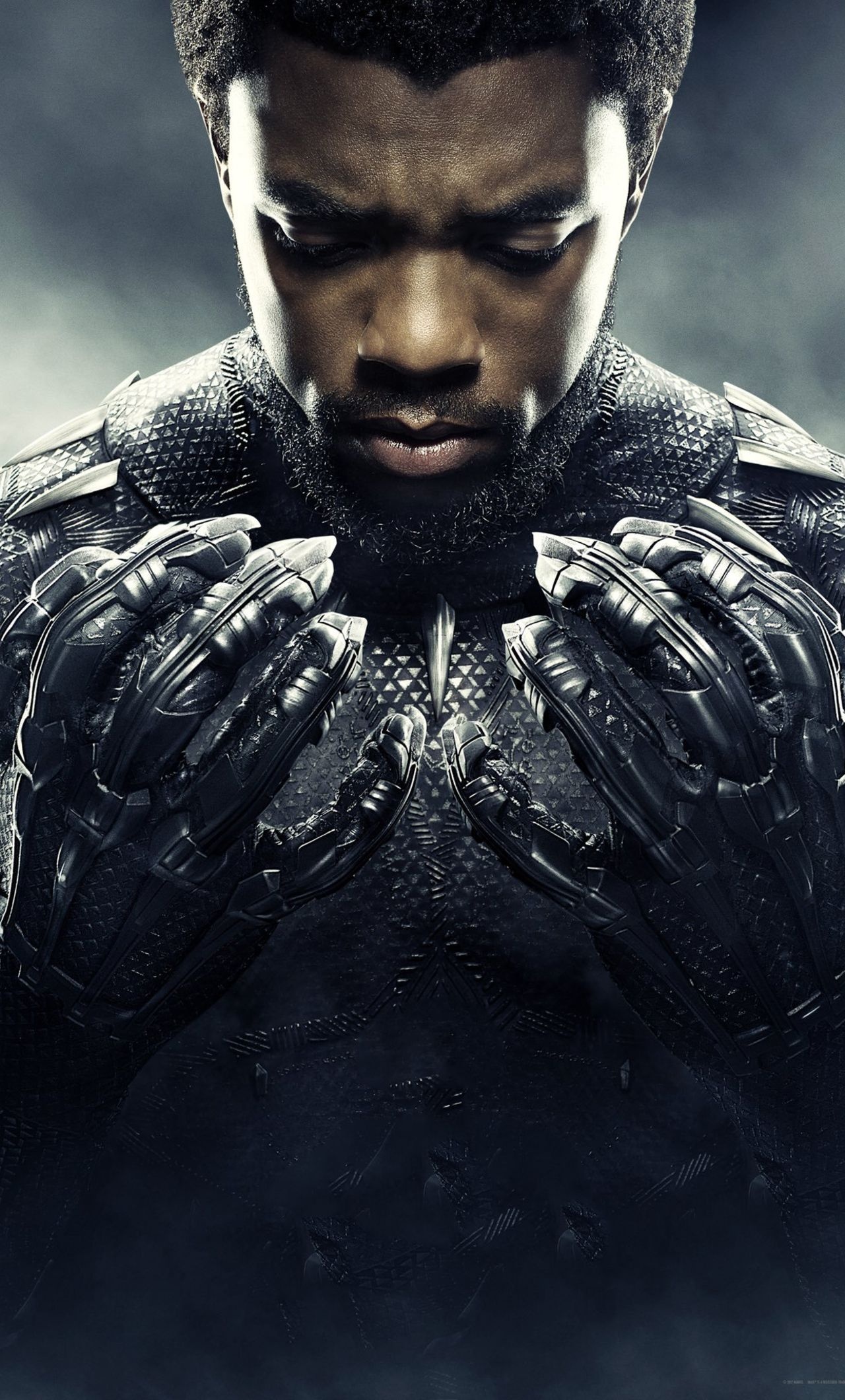Chadwick Boseman wallpapers, Black Panther actor, HD wallpapers, 1280x2120 HD Phone