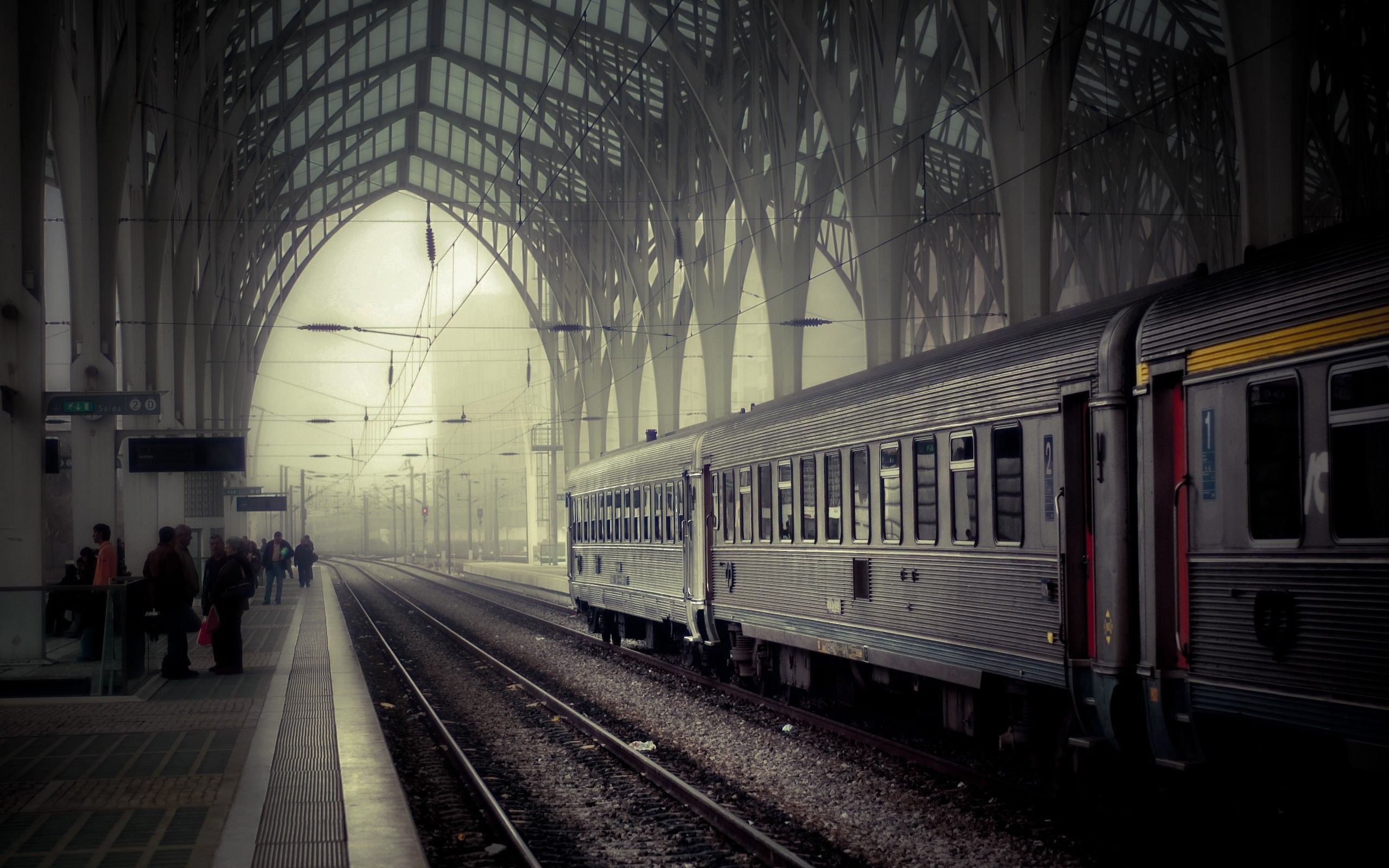 Railway, Aesthetic train, Captivating scenery, Enchanting travel, 2560x1600 HD Desktop