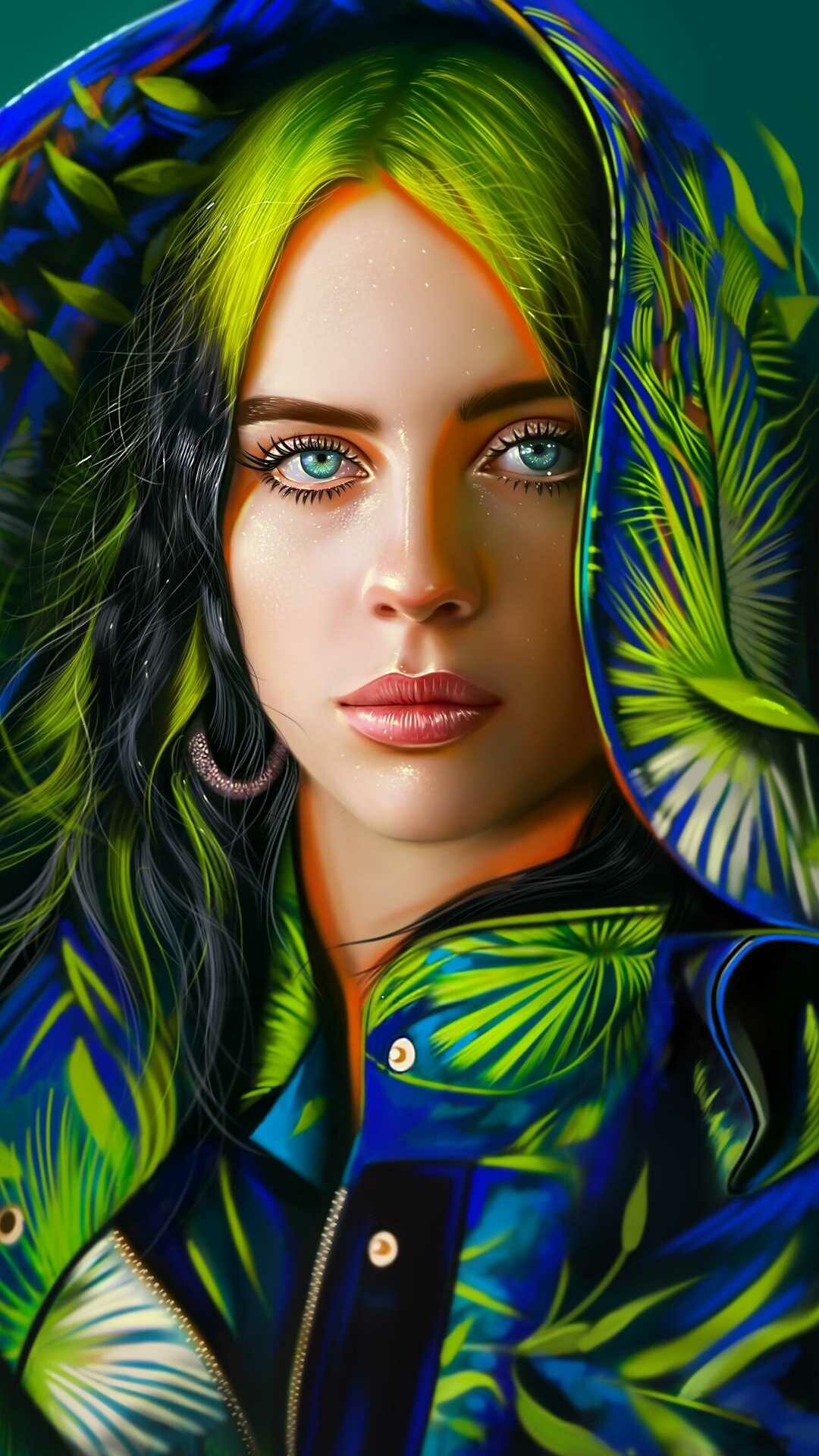 Billie Eilish: Award-wining singer, Two American Music Awards, two Guinness World Records and three MTV Video Music Awards. 1080x1920 Full HD Wallpaper.