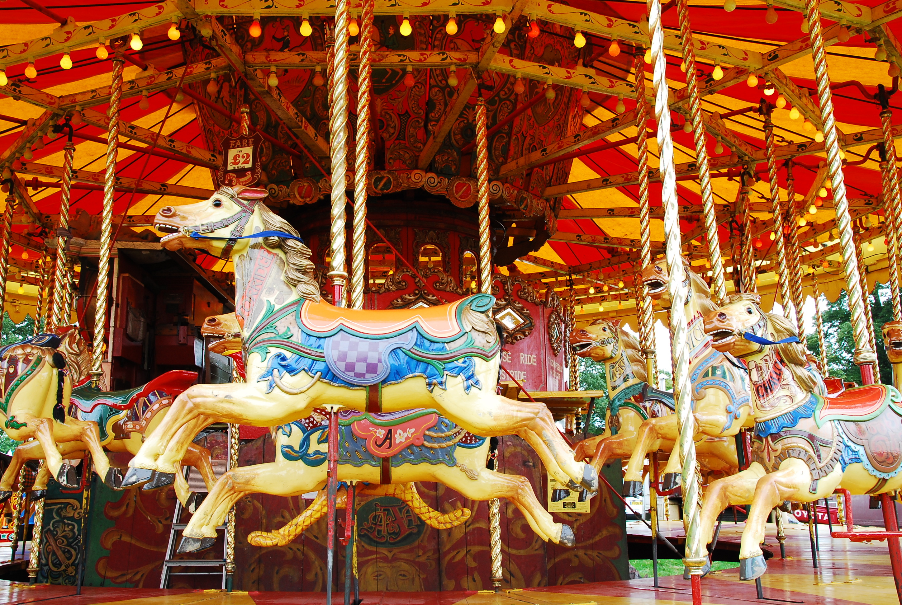 Merry-go-round, Carousel, Wallpapers, 2900x1950 HD Desktop
