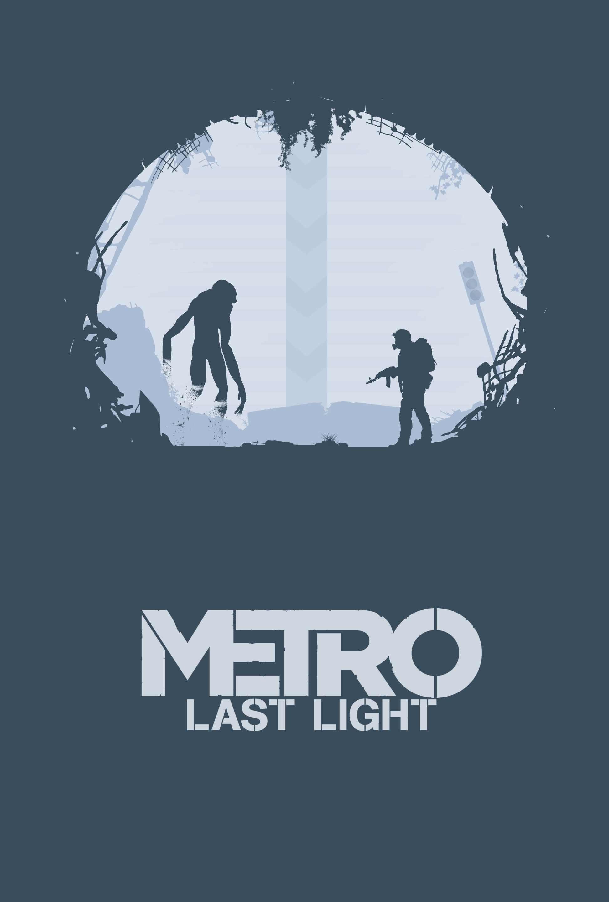 Metro: Last Light, Free download, Poster artwork, Exploration adventure, 1950x2880 HD Phone