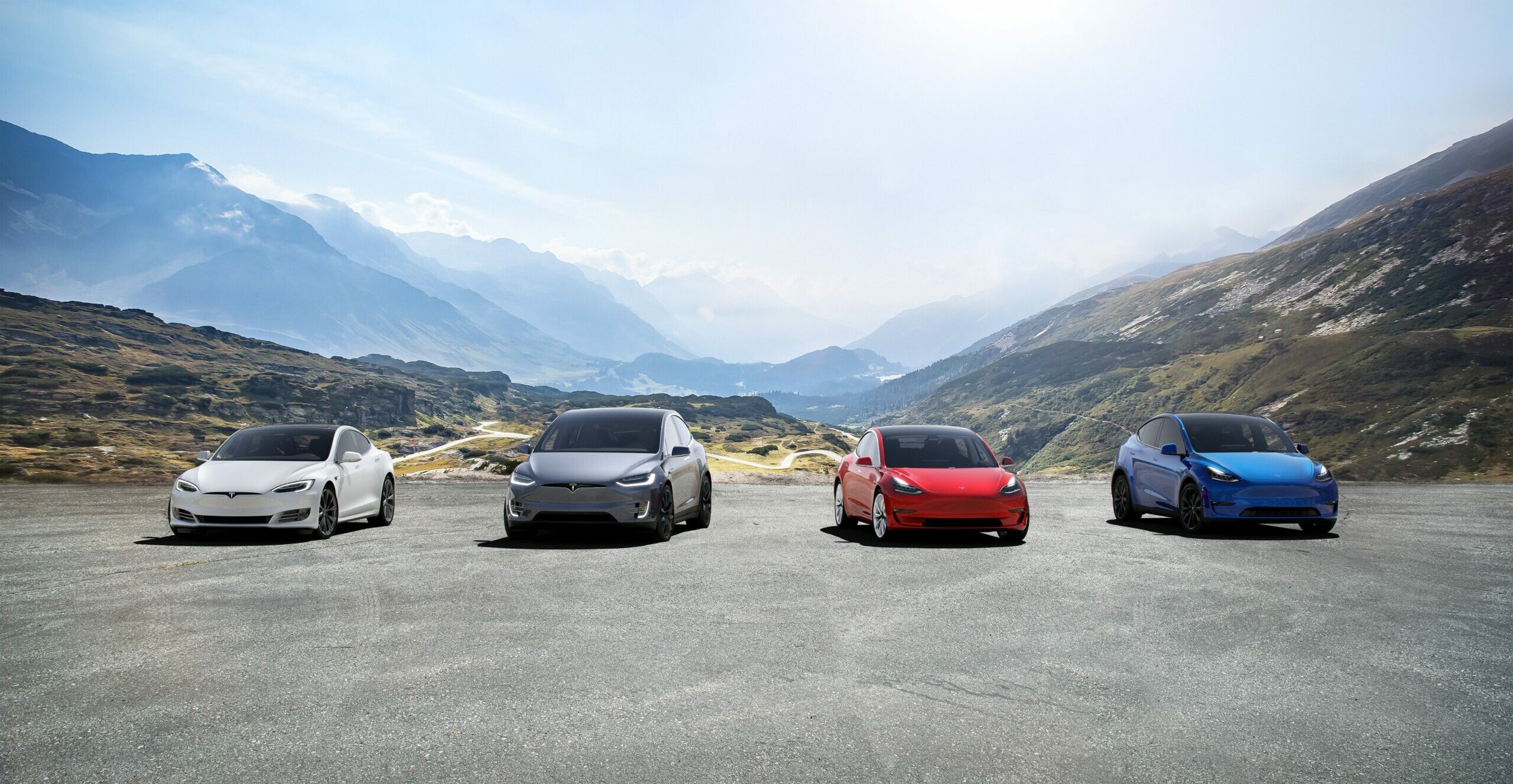 Tesla: A US brand that revolutionized the car industry, Electric cars. 2560x1330 HD Wallpaper.