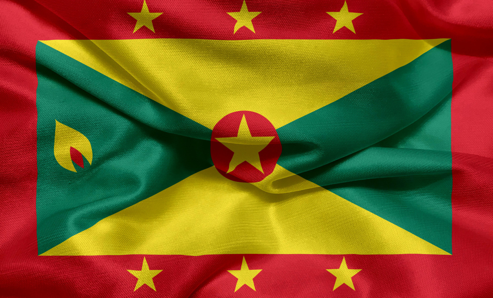 Flag of Grenada, Red white and green, Symbol of unity, National identity, 1920x1170 HD Desktop