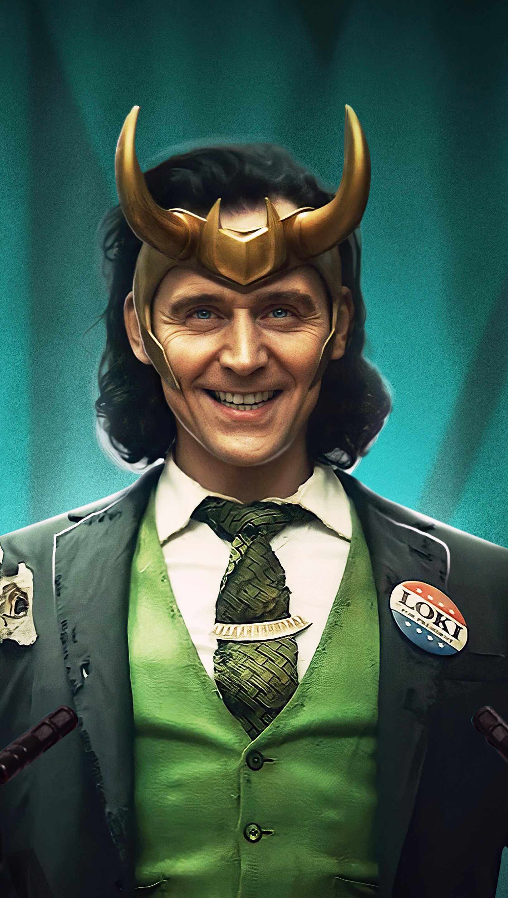 Loki (TV Series): The adopted son of Odin and the adopted brother of the superhero Thor. 1630x2880 HD Wallpaper.