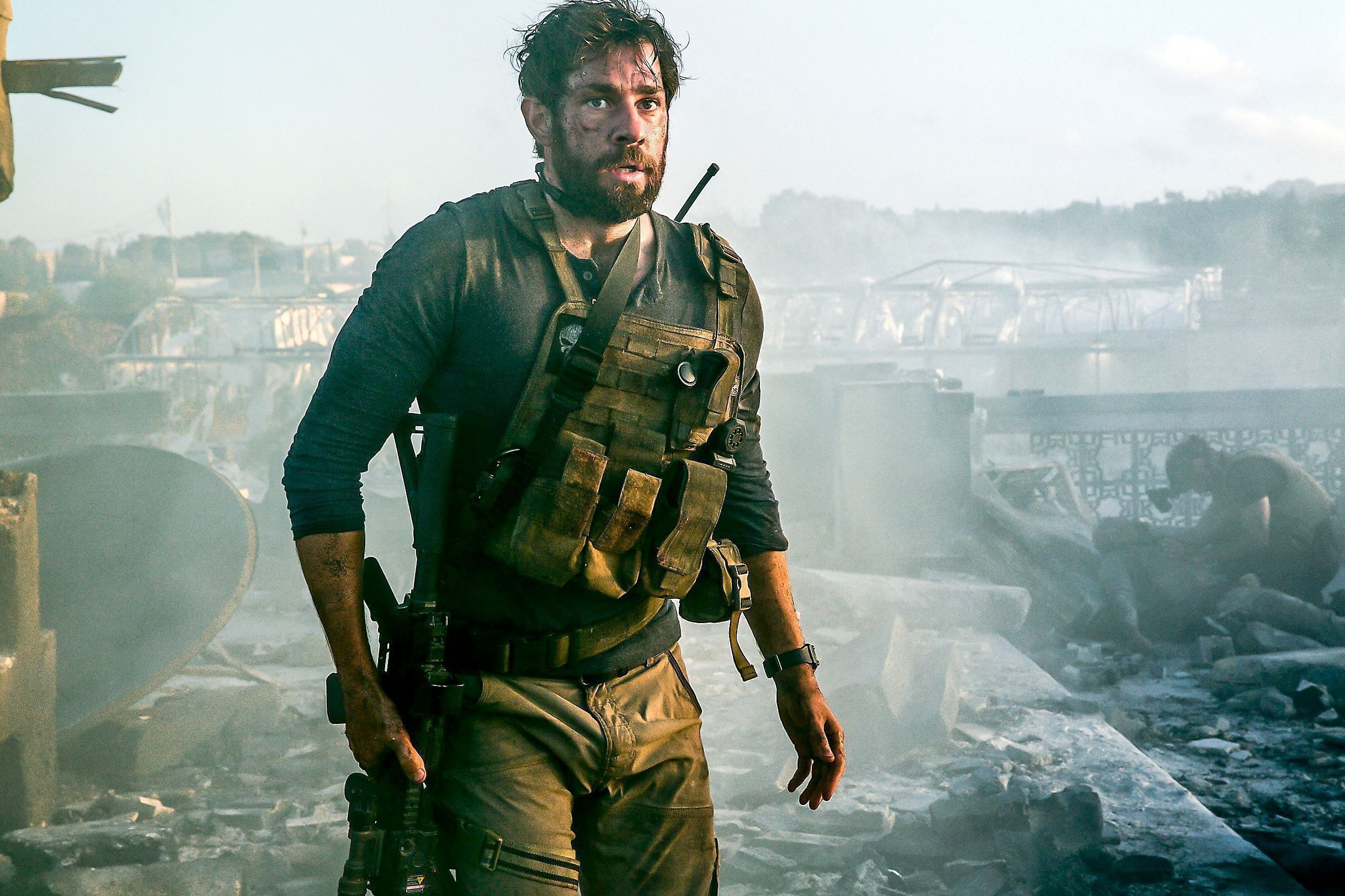 13 Hours movie, Action-packed thriller, High-stakes mission, Intense battle, 2440x1630 HD Desktop