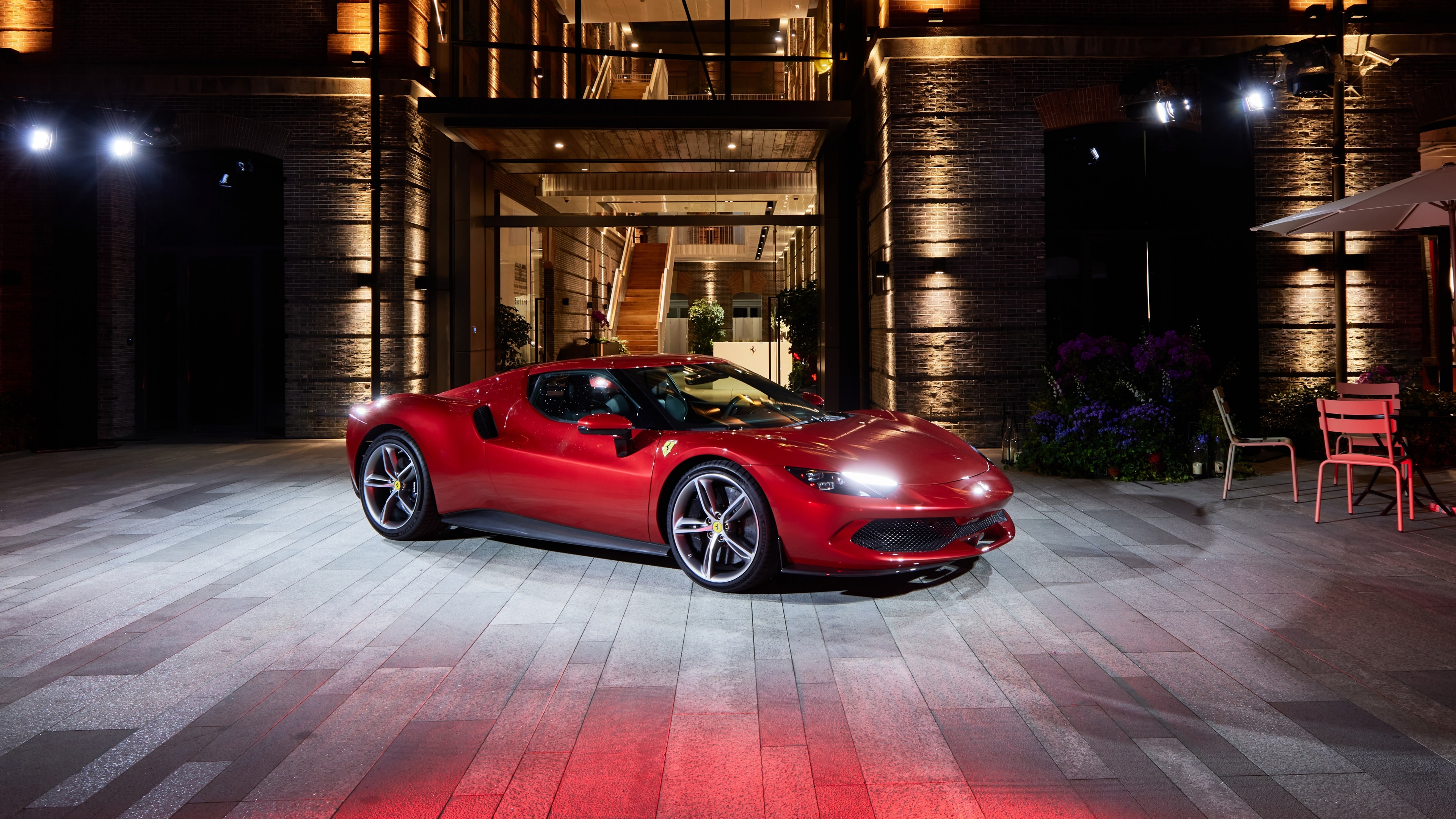 Ferrari 296 GTB, Cutting-edge hybrid, Plug-in hybrid, 2022 sports car, 3840x2160 4K Desktop