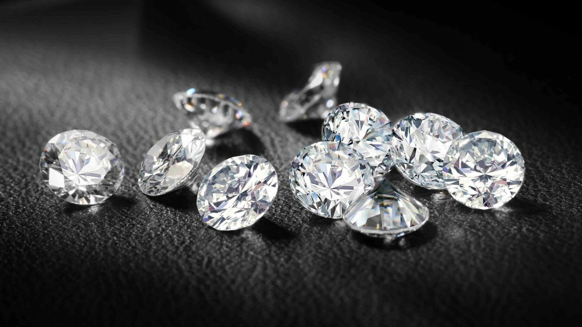 Jewels: Diamond, The crystallized form of pure carbon. 1920x1080 Full HD Wallpaper.