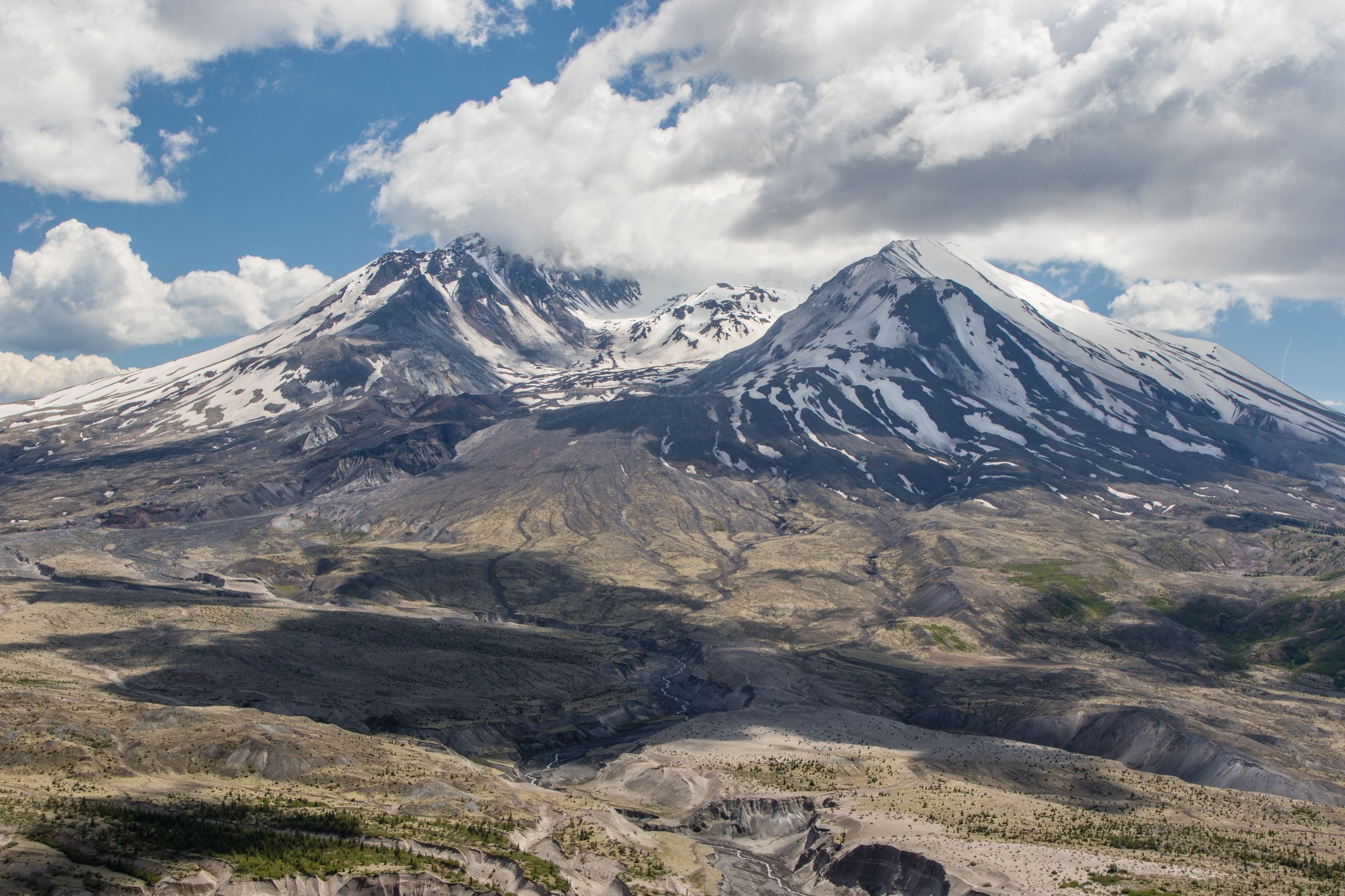 Mount St. Helens travels, natural landmarks, 3200x2140 HD Desktop