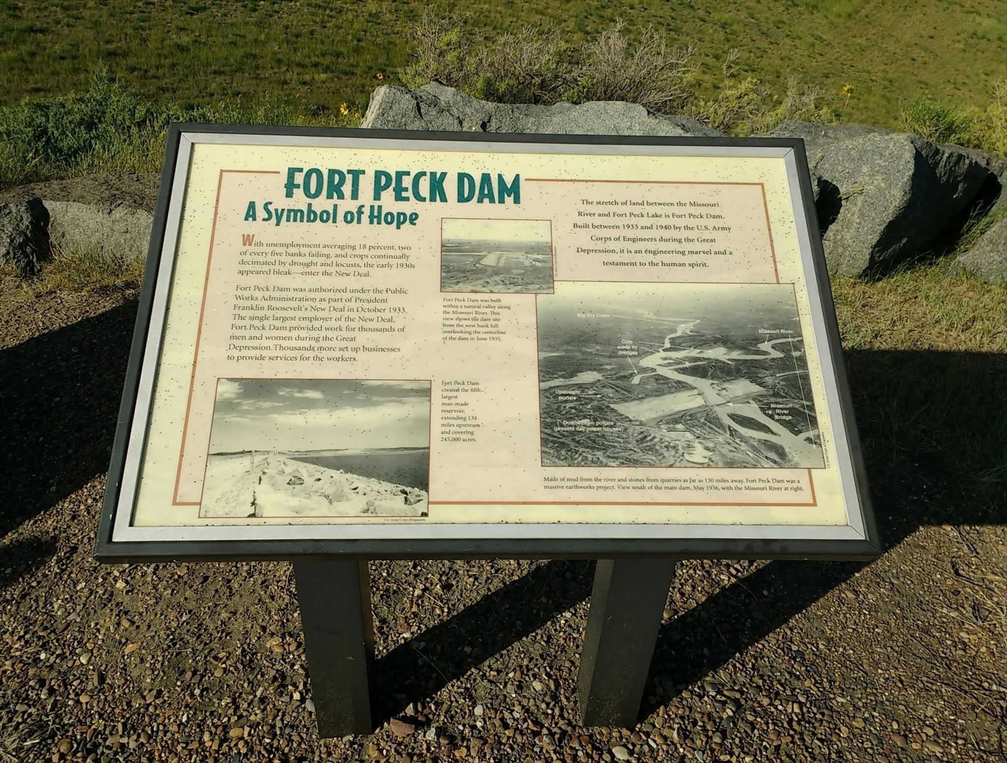 Fort Peck Lake, Fort Peck Project, Montana, WPA projects, 2050x1560 HD Desktop