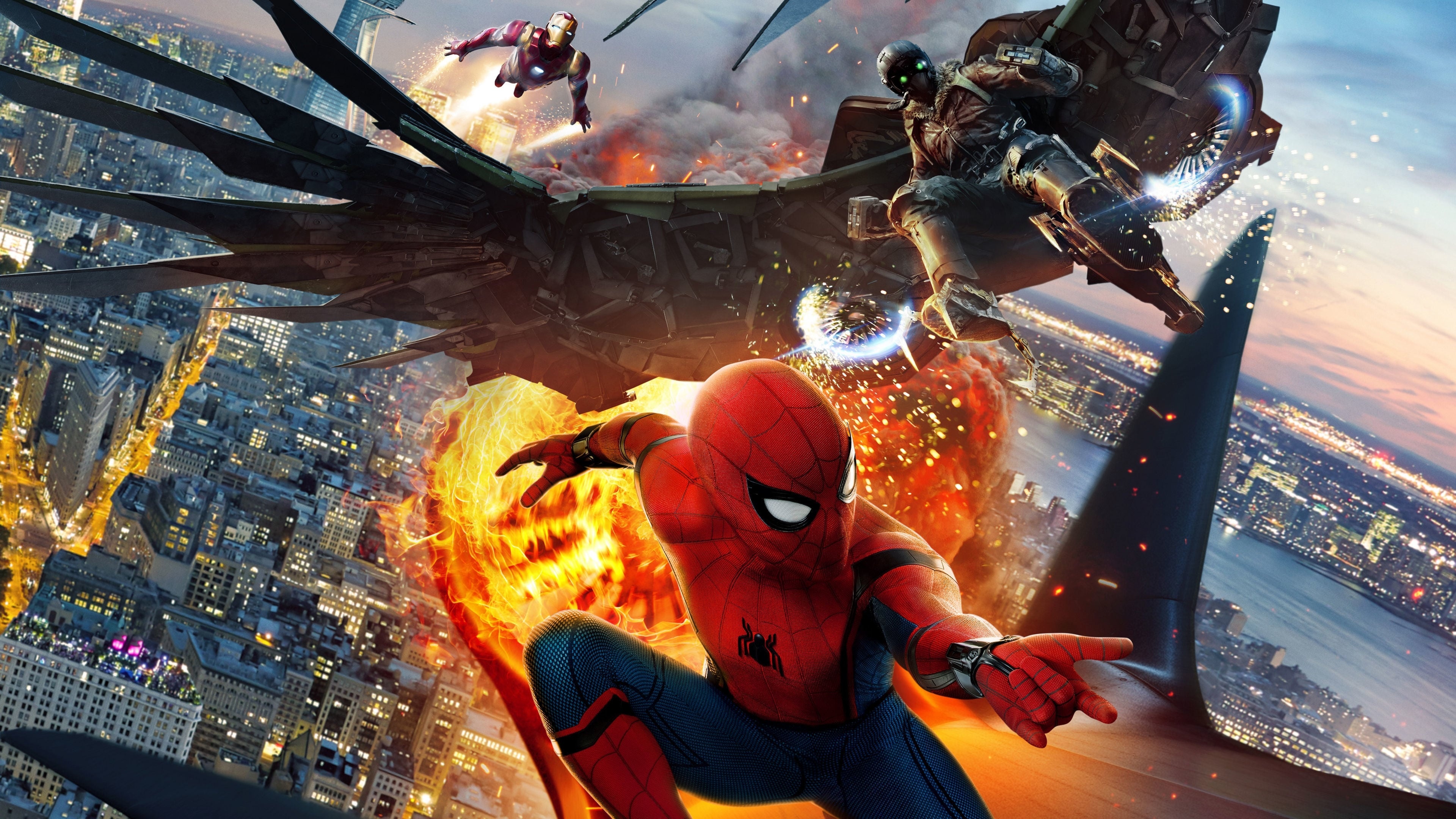 Spider-Man: Homecoming, Full film online, Watch now, Polish version, 3840x2160 4K Desktop