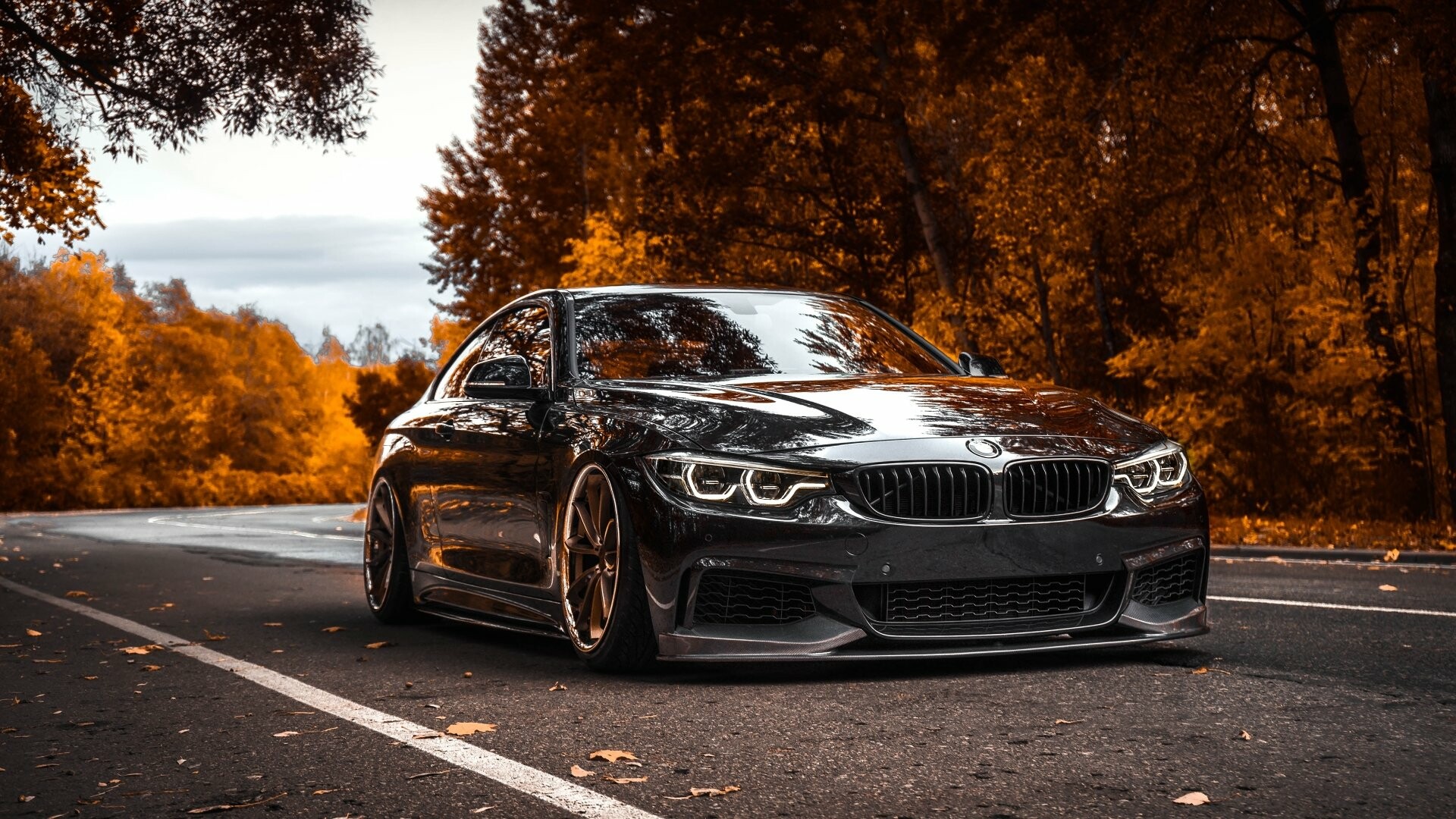 BMW: One of the most popular German car manufacturers, 4 Series. 1920x1080 Full HD Background.
