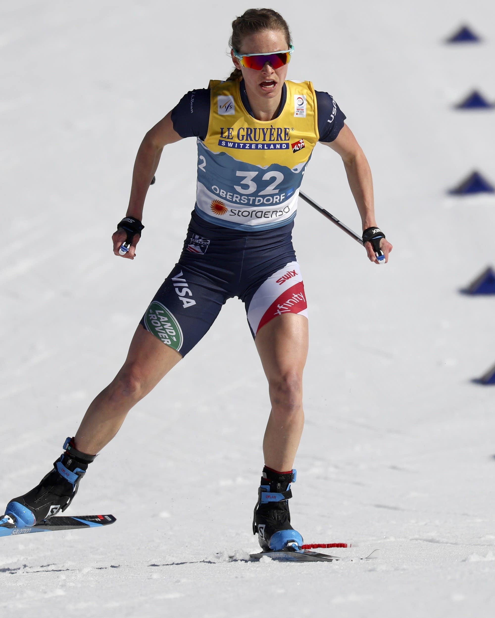 Cross-country skiing, Jessie Diggins, American world cup win, Record-breaking achievement, 2000x2500 HD Phone