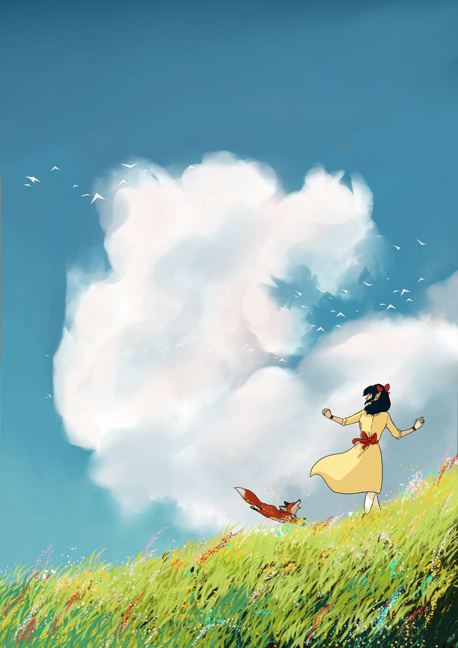 The Wind Rises, Artstation, Eyes Unclouded, Cover Art, 1920x2720 HD Phone