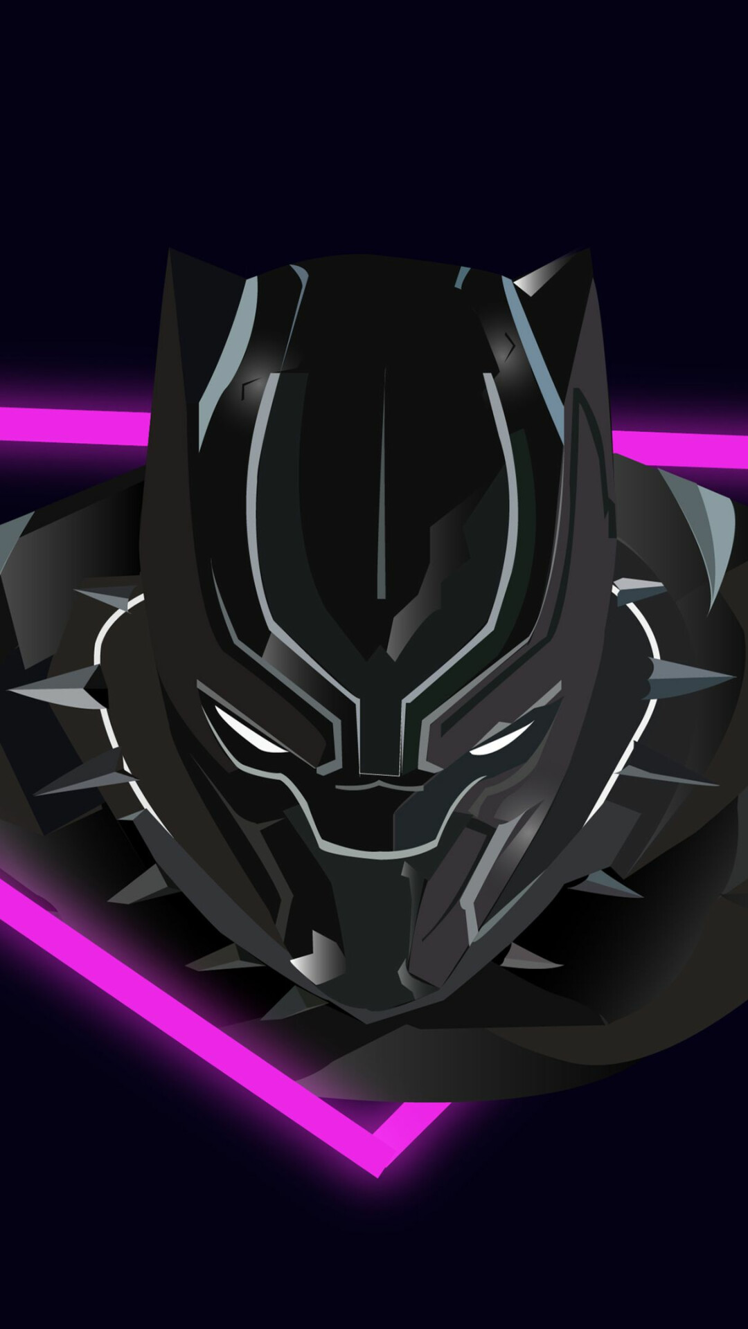 Black Panther: Wakanda Forever: One of the first Black comic book superheroes in the United States. 1080x1920 Full HD Background.