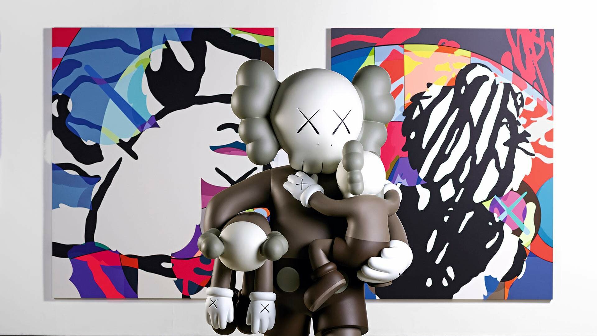 KAWS: World-Renowned Artist, Bringing Large-Scale Pop-Culture Sculptures to the NGV. 1920x1080 Full HD Wallpaper.