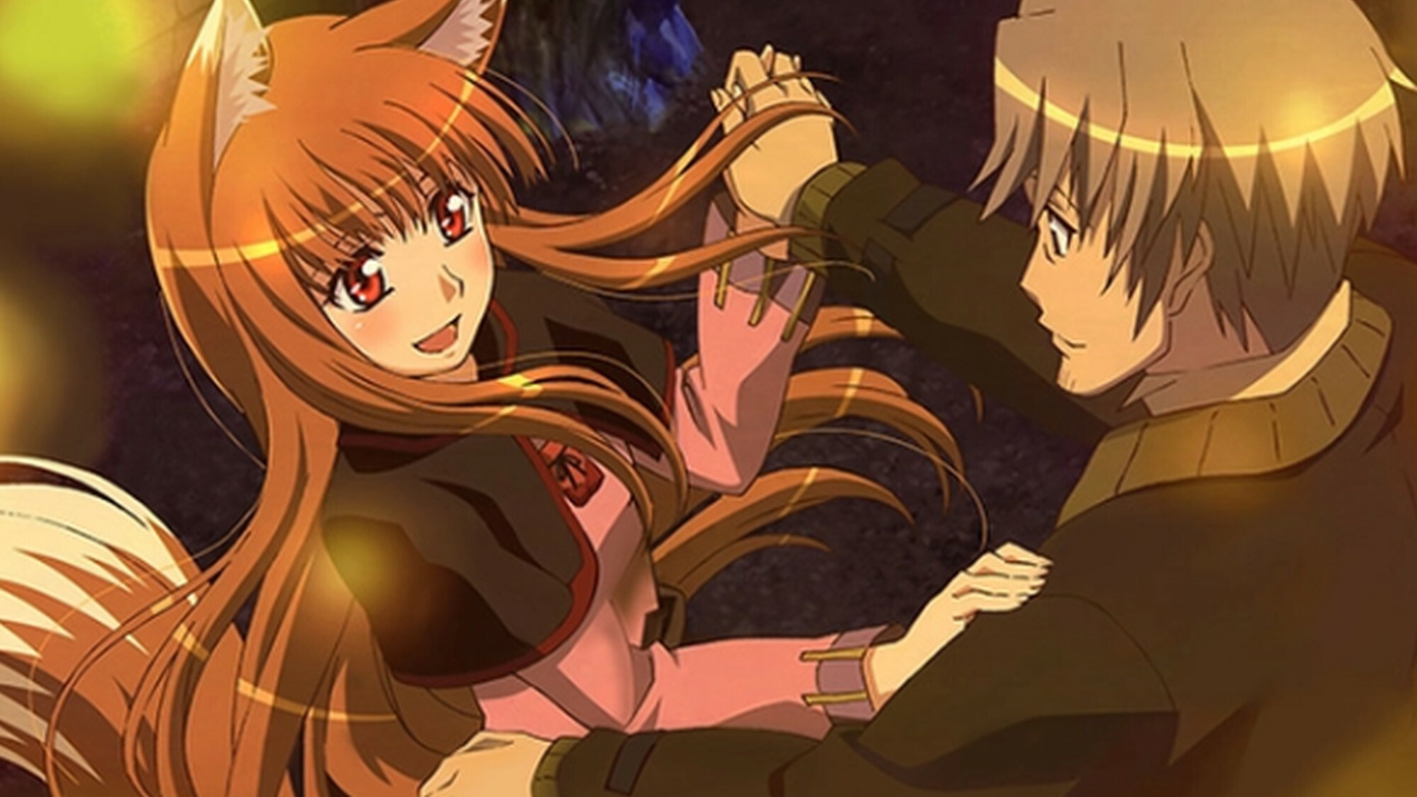Spice and Wolf (Anime): Wolf-deity named who is over 600 years old. 2000x1130 HD Background.