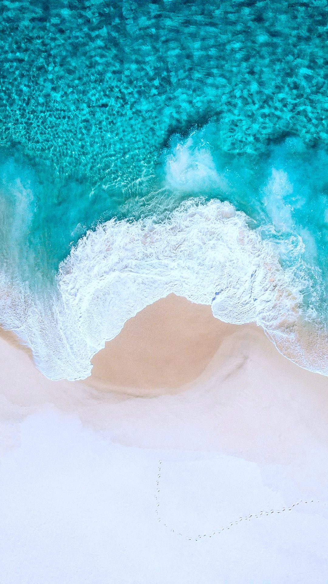Ocean landscape, Pure nature, Crystal waves, iPhone wallpapers, 1080x1920 Full HD Handy