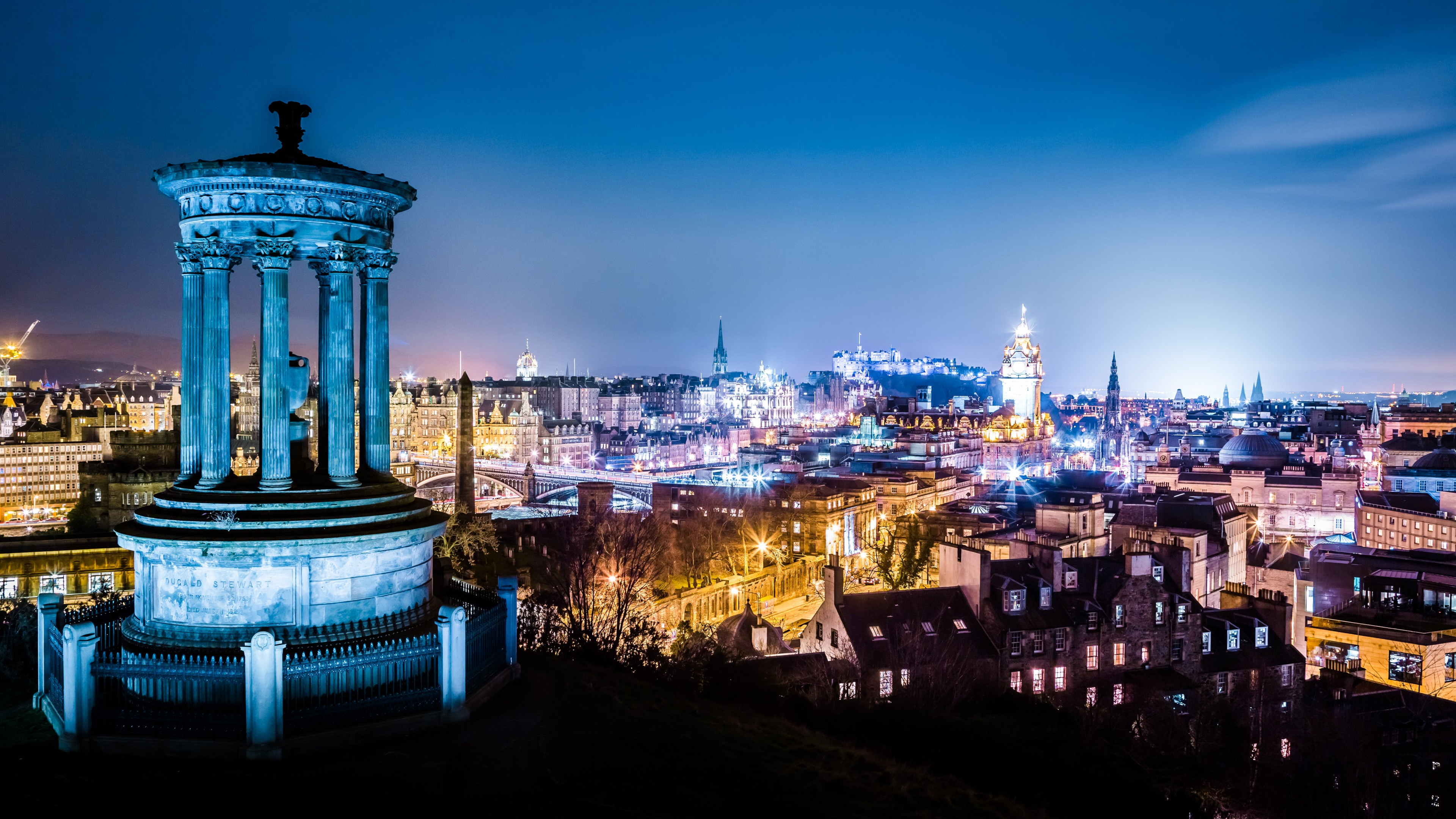 Scotland Edinburgh wallpaper, Background image, Baltana, Beautiful landscape, 3840x2160 4K Desktop